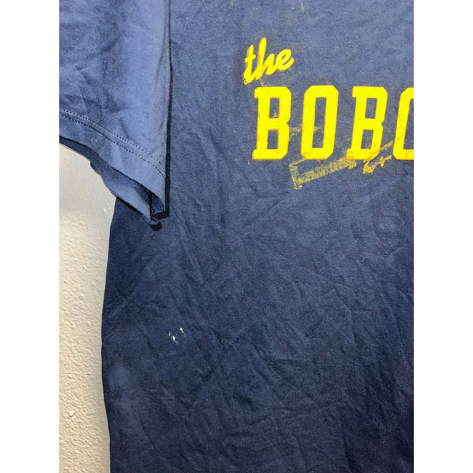 Jerzees Vintage Bobcats Shirt The Bobcats MSU Paint Stained Stain L Size US L / EU 52-54 / 3 - 4 Thumbnail