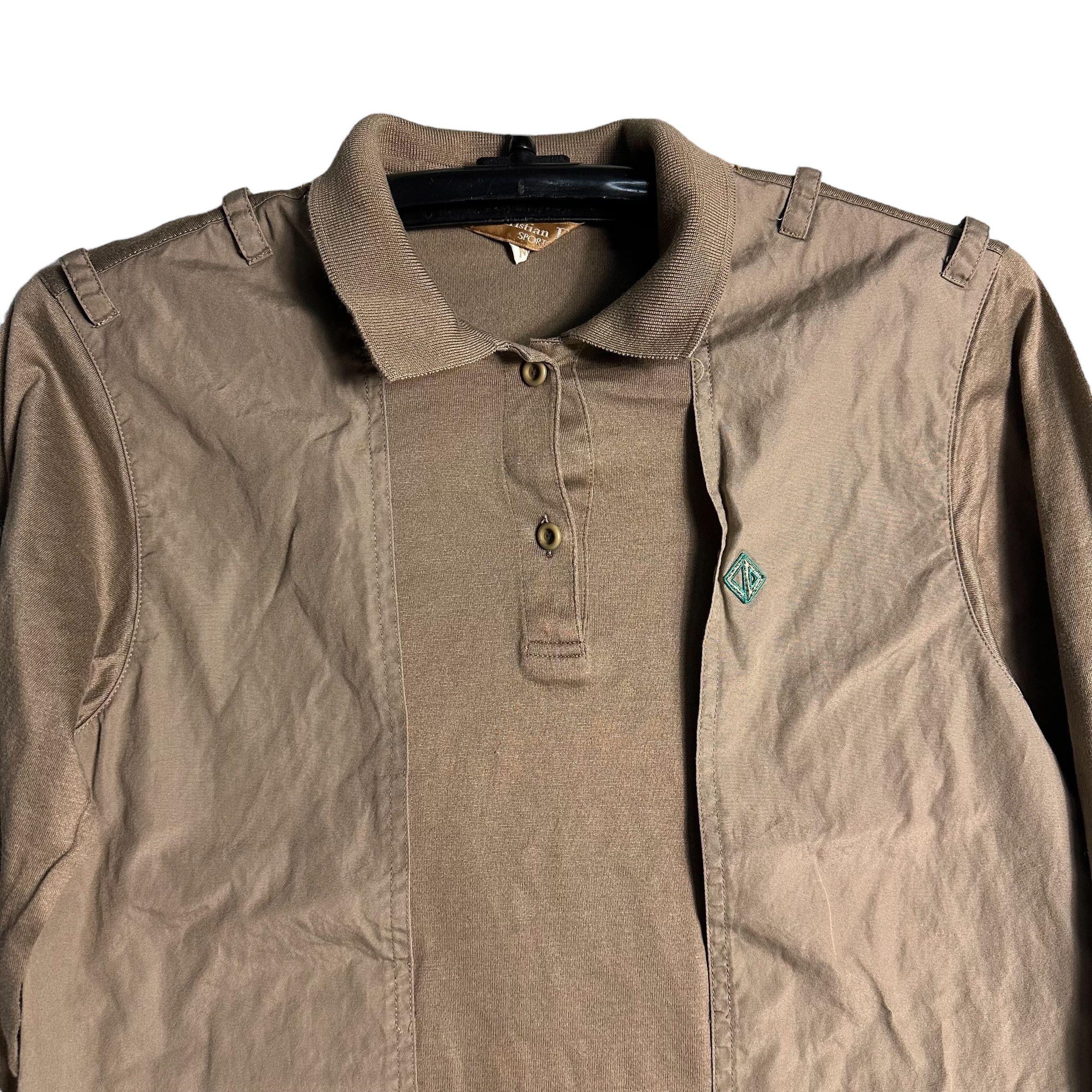 Christian Dior Monsieur 🔥RARE🔥Vintage Christian Dior Sport L/Sleeve Polo Shirt Size US M / EU 48-50 / 2 - 2 Thumbnail