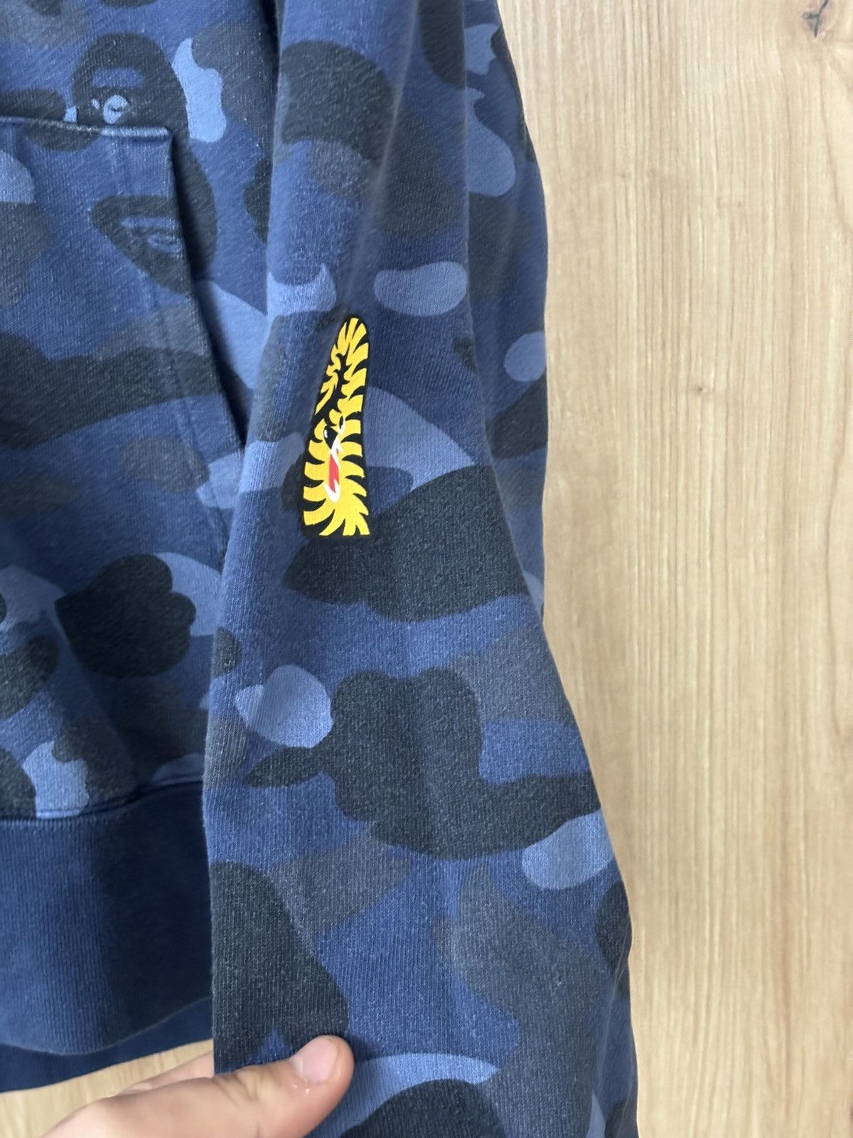 Bape A BATHING APE BAPE BLUE CAMO TIGER FULL ZIP HOODIE Size US L / EU 52-54 / 3 - 7 Thumbnail