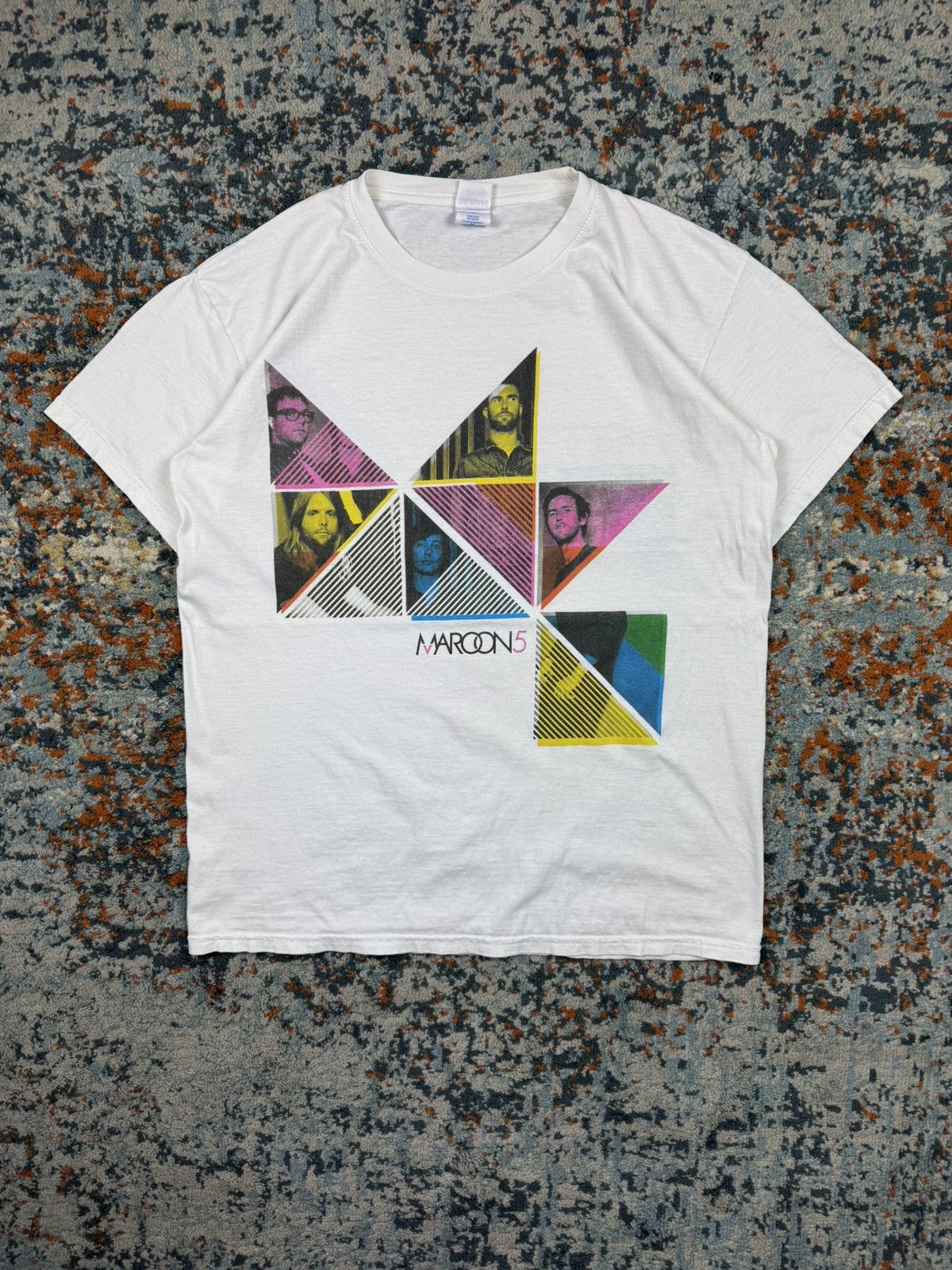 Band Tees × Vintage Vintage 00s Maroon 5 tour graphic band tee merch rare y2k Size US M / EU 48-50 / 2 - 1 Thumbnail