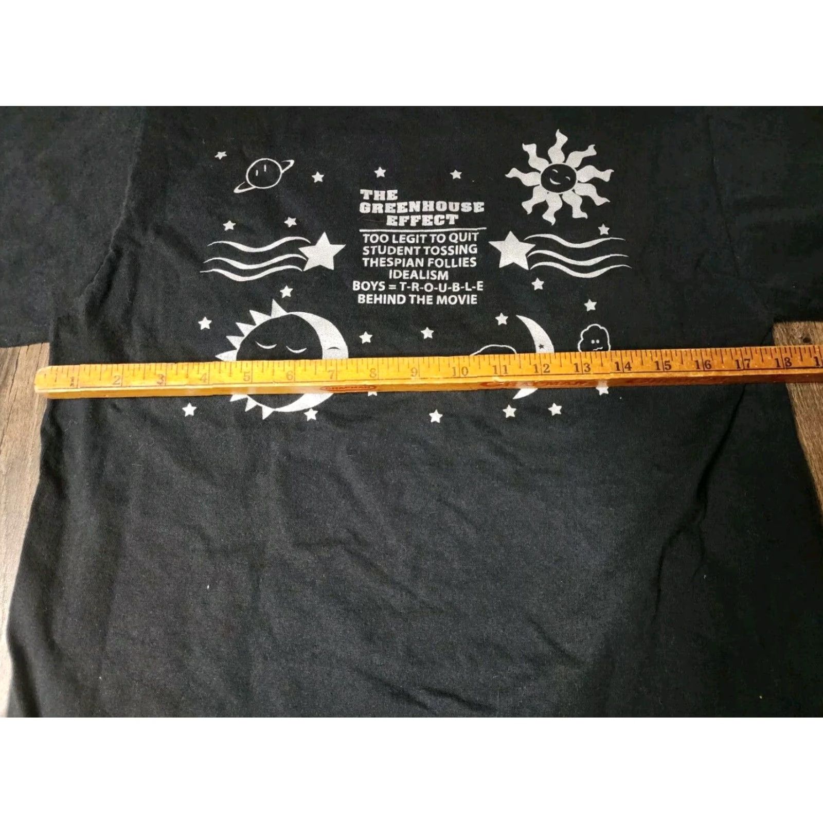 Fruit Of The Loom VINTAGE 90s Fruit of the Loom Mens Graphic Print T Shirt Black M Size US M / EU 48-50 / 2 - 4 Thumbnail