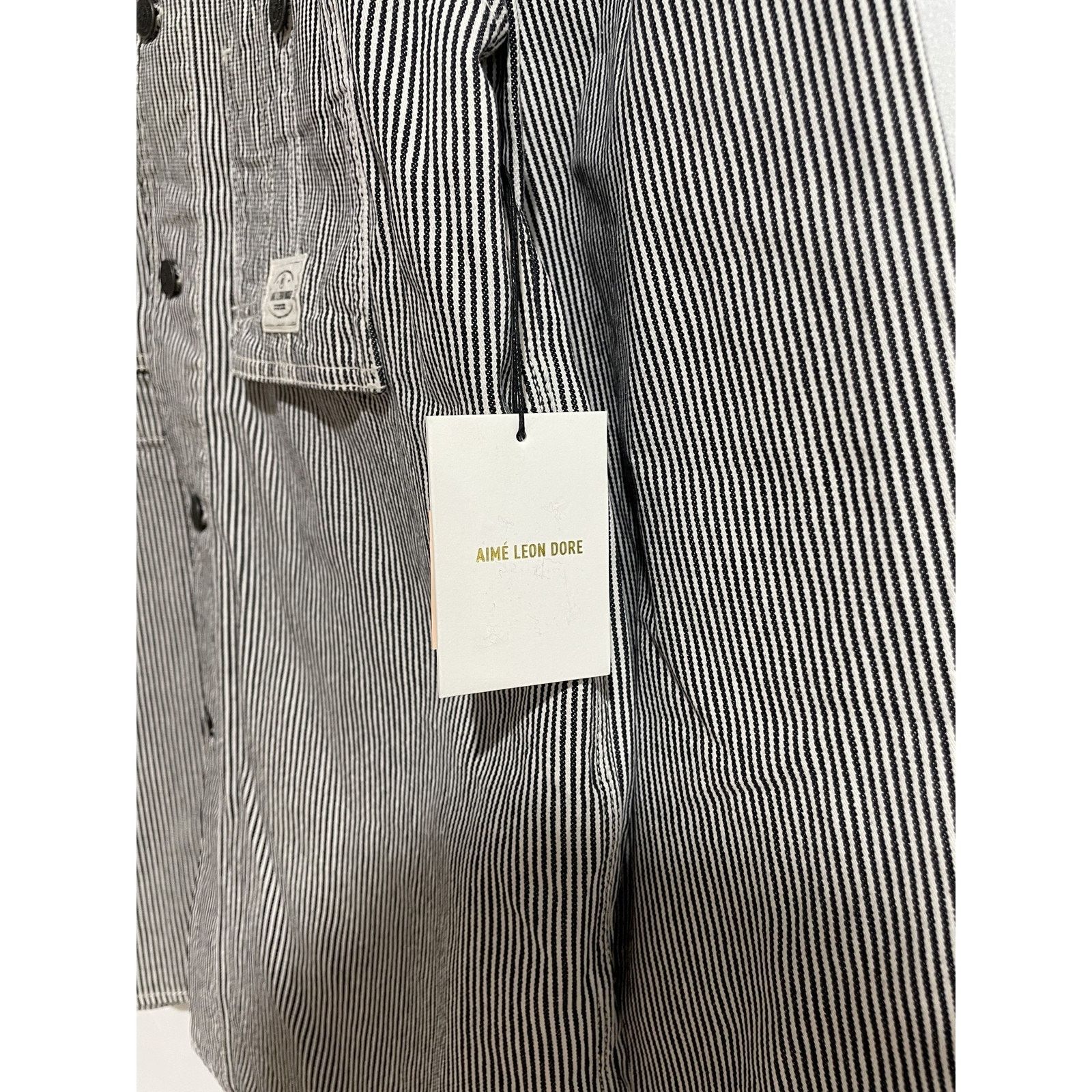 Aime Leon Dore AIME LEON DORE STRIPED BUTTON UP BRAND NEW SIZE MEDIUM Size US M / EU 48-50 / 2 - 4 Thumbnail