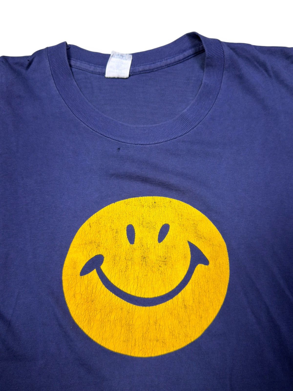 Vintage *RARE* VINTAGE 1960s 60s SMILEY FACE VELVA SHEEN TEE Size US L / EU 52-54 / 3 - 3 Thumbnail