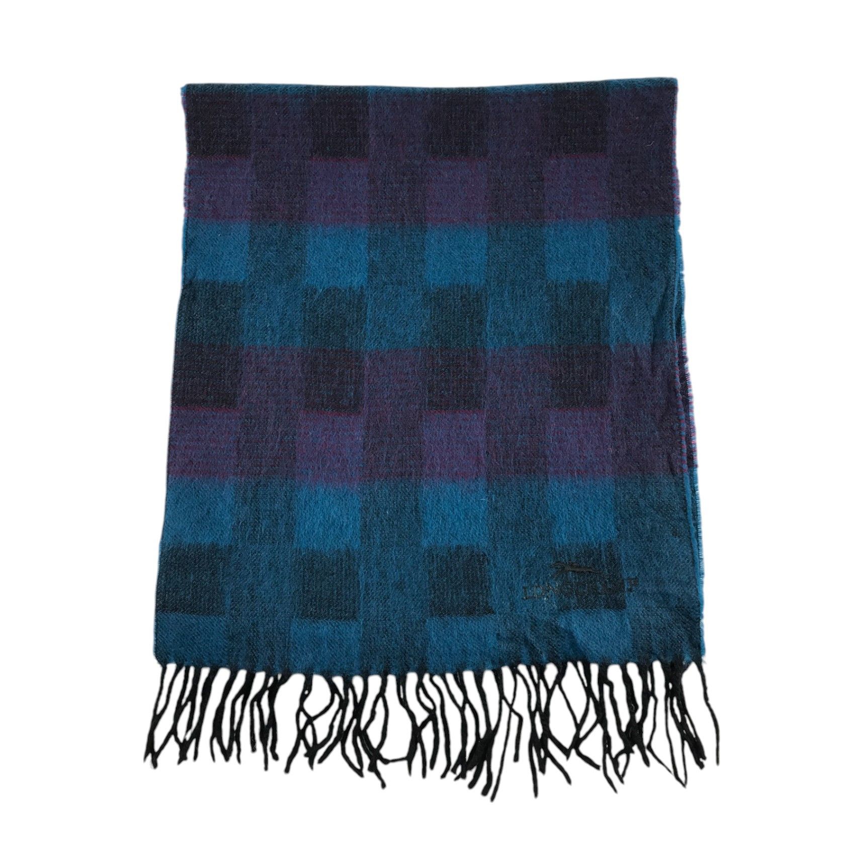 Longchamp × Vintage Longchamp Scarf / Muffler / Neckwear - WW1370 Size ONE SIZE - 2 Thumbnail