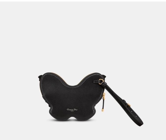 Dior o1w1db10425 S5183U Size: OS / Butterfly Pouch in Black Size ONE SIZE - 4 Thumbnail