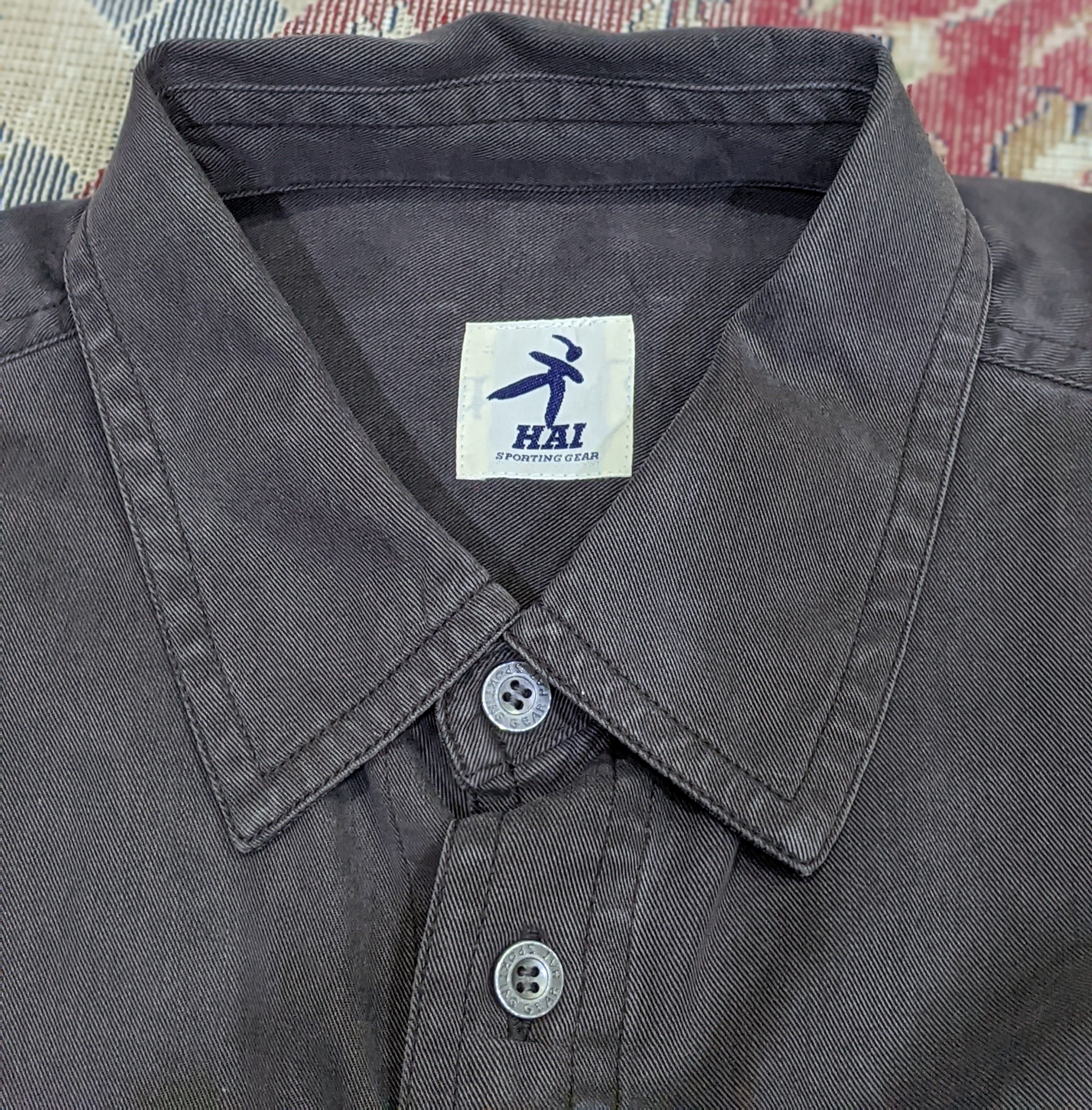 Hai Sporting Gear Issey Miyaki Hai Sporting Gear Button Ups L/S M fits L Size US M / EU 48-50 / 2 - 2 Thumbnail
