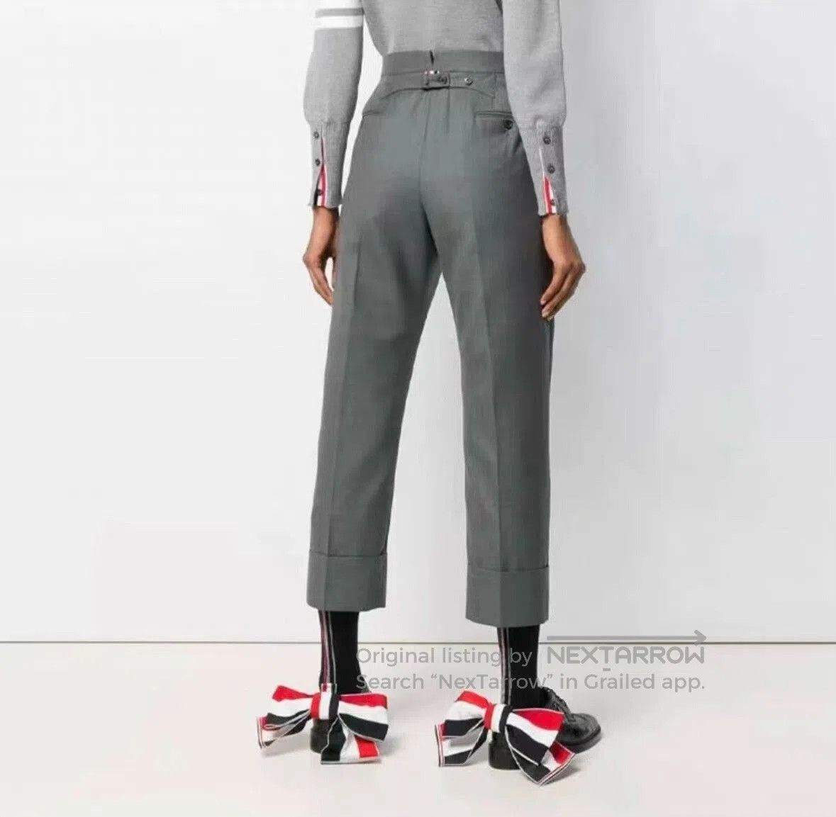 Thom Browne Thom Browne Gray Trousers Size 4. Size 41" - 2 Thumbnail