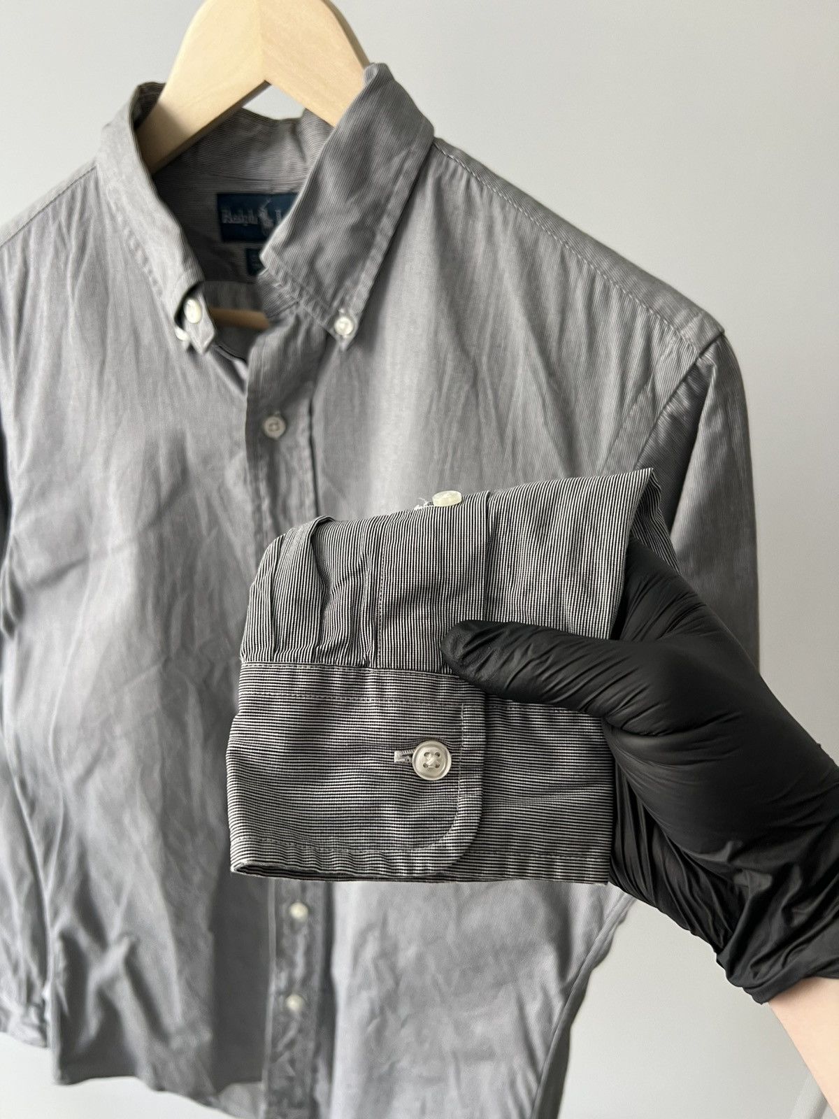 Polo Ralph Lauren Polo Ralph Lauren Shirt Mens Button Gray Size US M / EU 48-50 / 2 - 9 Thumbnail