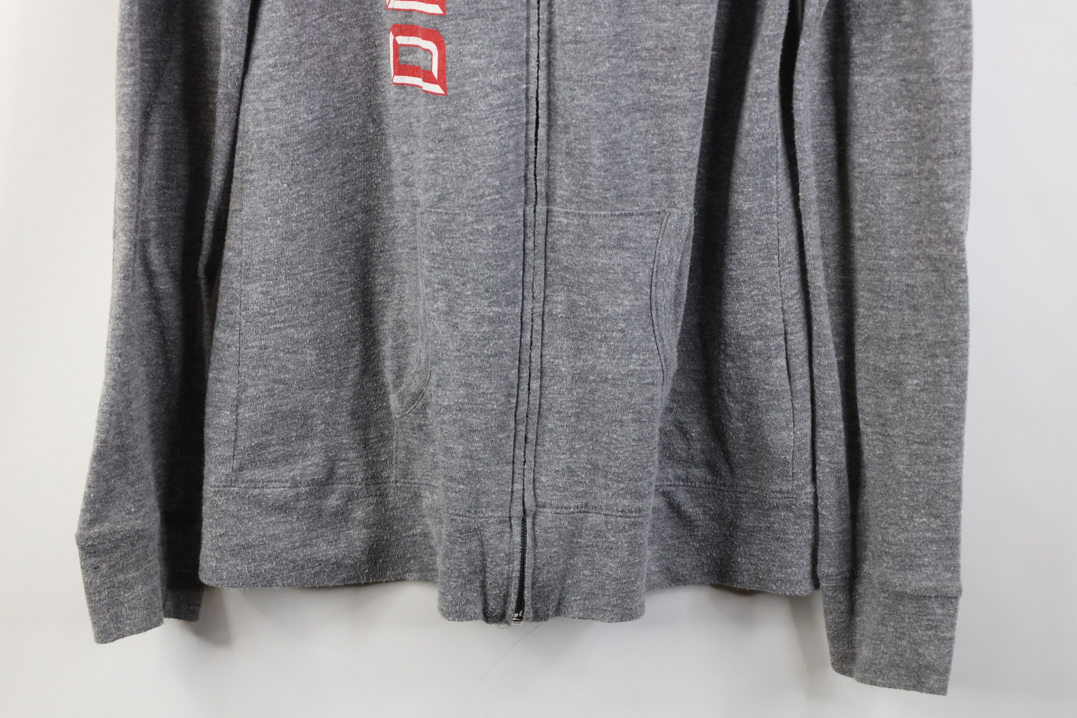 Vintage Vintage CCM Hockey Detroit Red Wings Jersey Knit Hoodie Size L / US 10 / IT 46 - 3 Thumbnail
