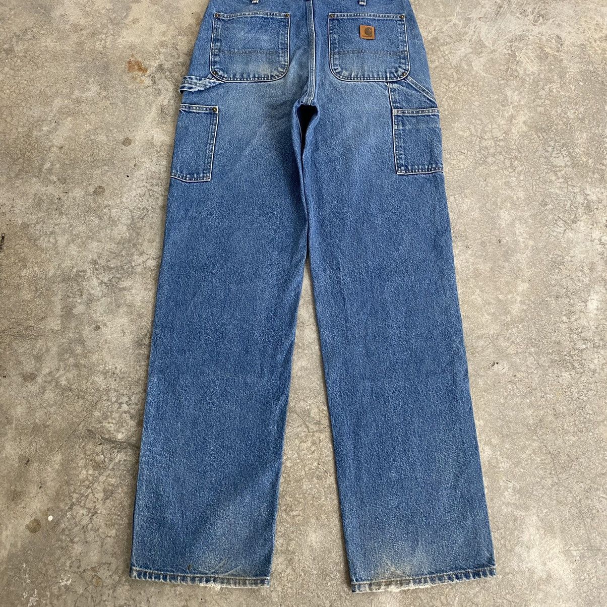 Carhartt Vintage Carhartt Double Knee Blue Carpenter Denim Jeans Size US 33 - 17 Thumbnail