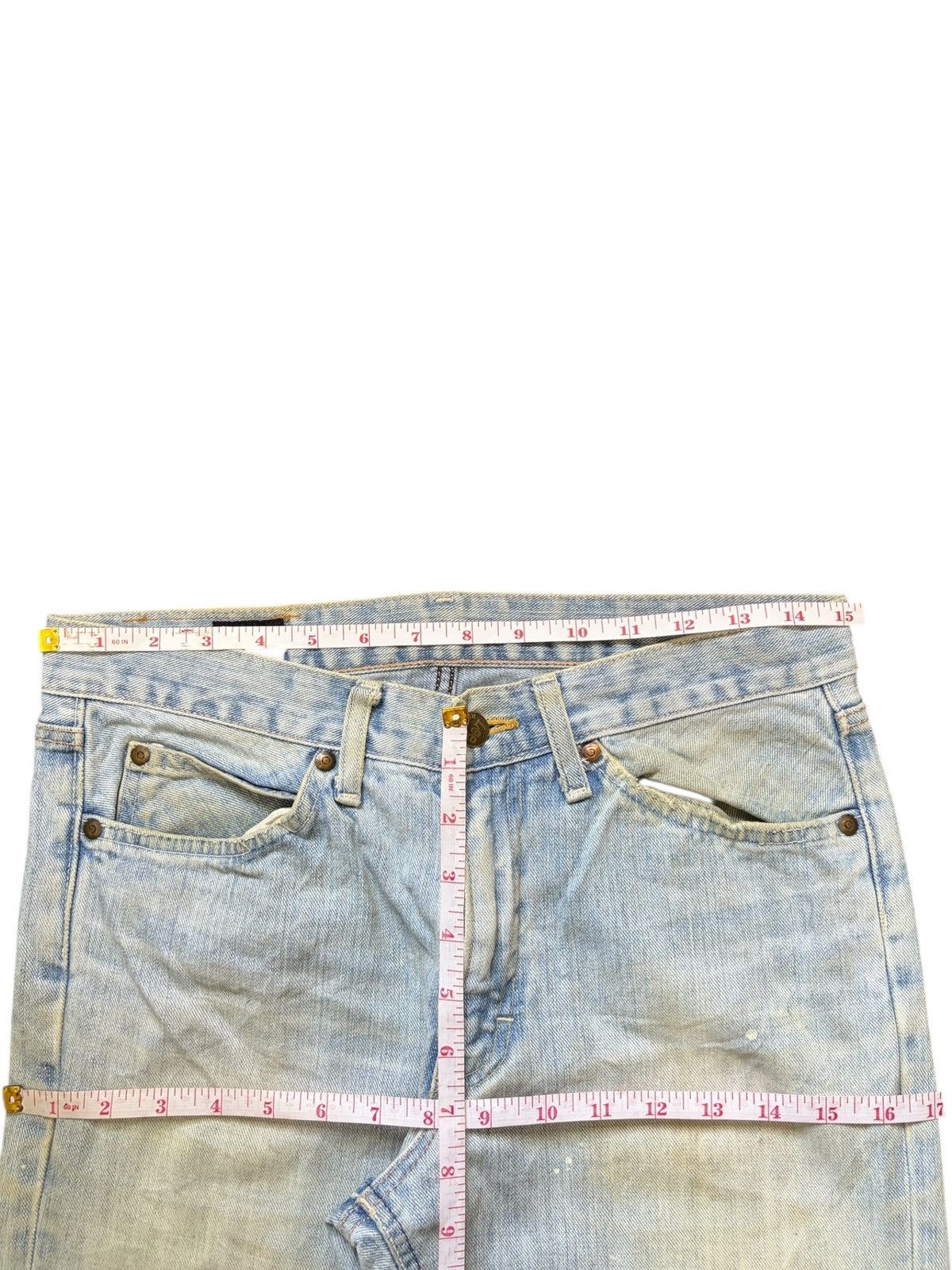Lee Vintage Japanese Lee Riders Distressed Flare Jeans Size 30" / US 8 / IT 44 - 6 Thumbnail
