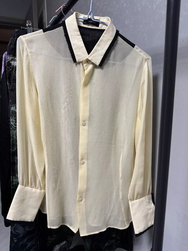 Undercover UNDERCOVER size 3 Gold button crepe silk shirt 2505-Nextar Size M / US 6-8 / IT 42-44 - 2 Thumbnail
