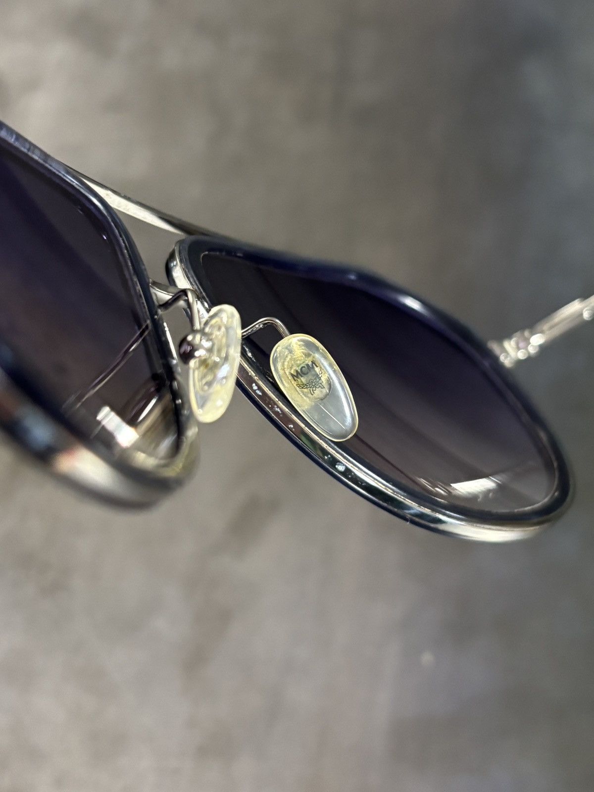 MCM MCM Sunglasses Metal Aviators Monogram 2010s Designer Italy Size ONE SIZE - 20 Thumbnail