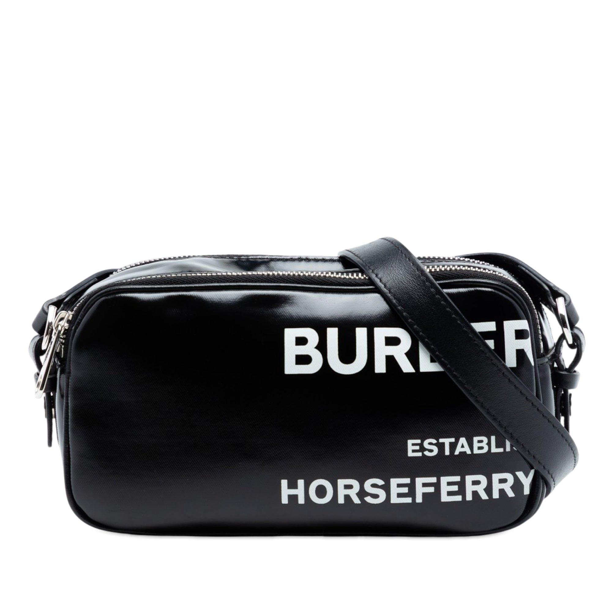 Burberry Coated Canvas Horseferry Camera Bag Size ONE SIZE - 1 Thumbnail