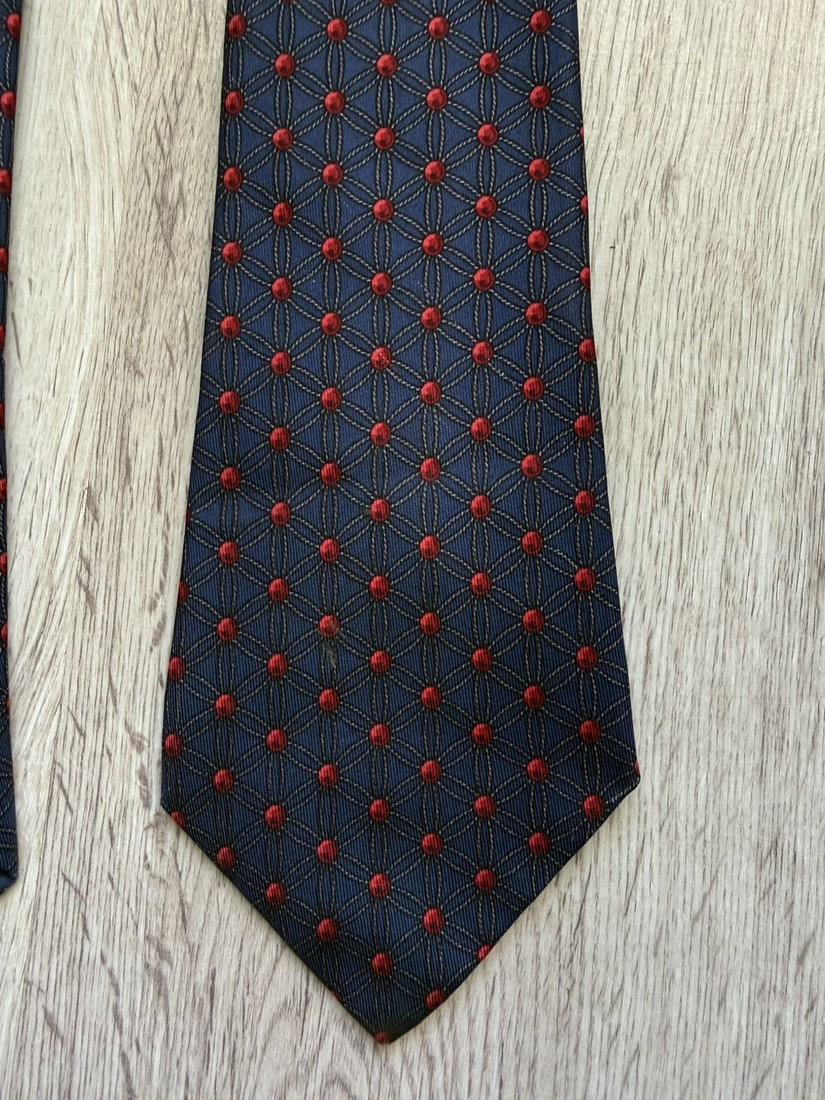 Hermes Hermes tie floral monogram silk Size ONE SIZE - 4 Thumbnail