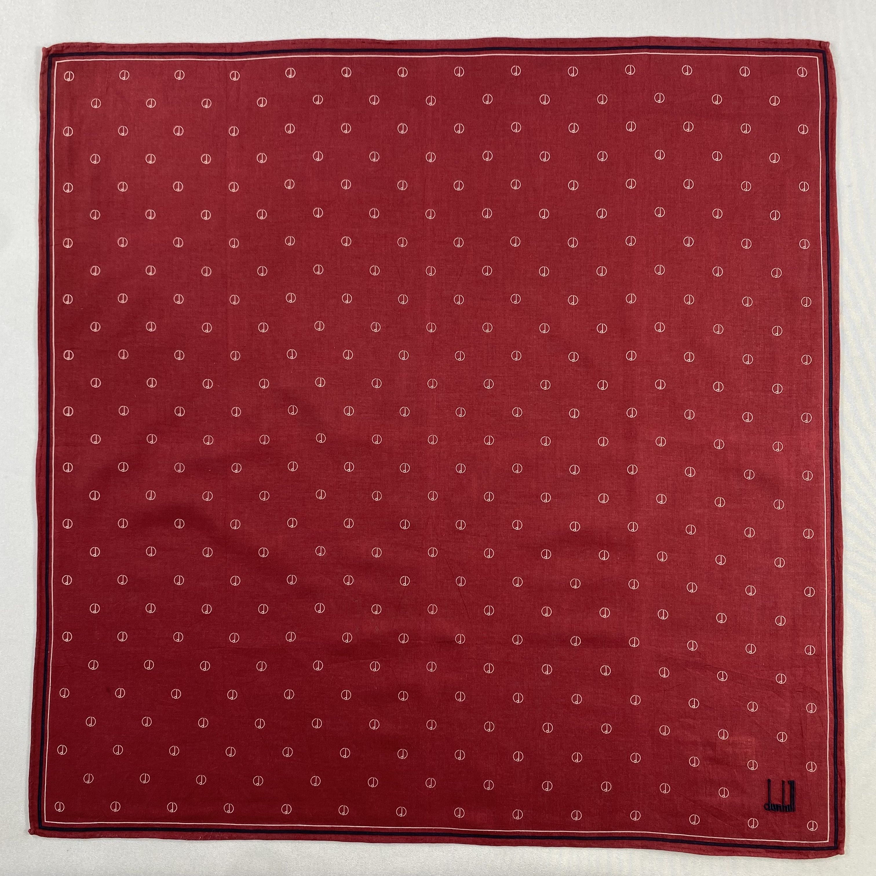 Alfred Dunhill × Vintage Alfred Dunhill Handkerchief / Neckerchief / Bandana-P1009 Size ONE SIZE - 1 Thumbnail