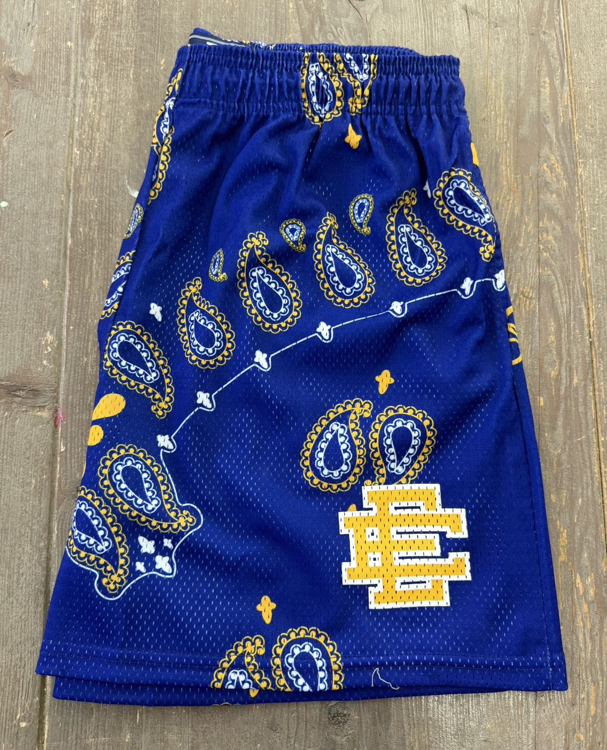 Eric Emanuel ⚡️ Eric Emanuel EE Basic Mesh Shorts Paisley Blue XXL 2XL ⚡️ Size US 38 / EU 54 - 1 Thumbnail