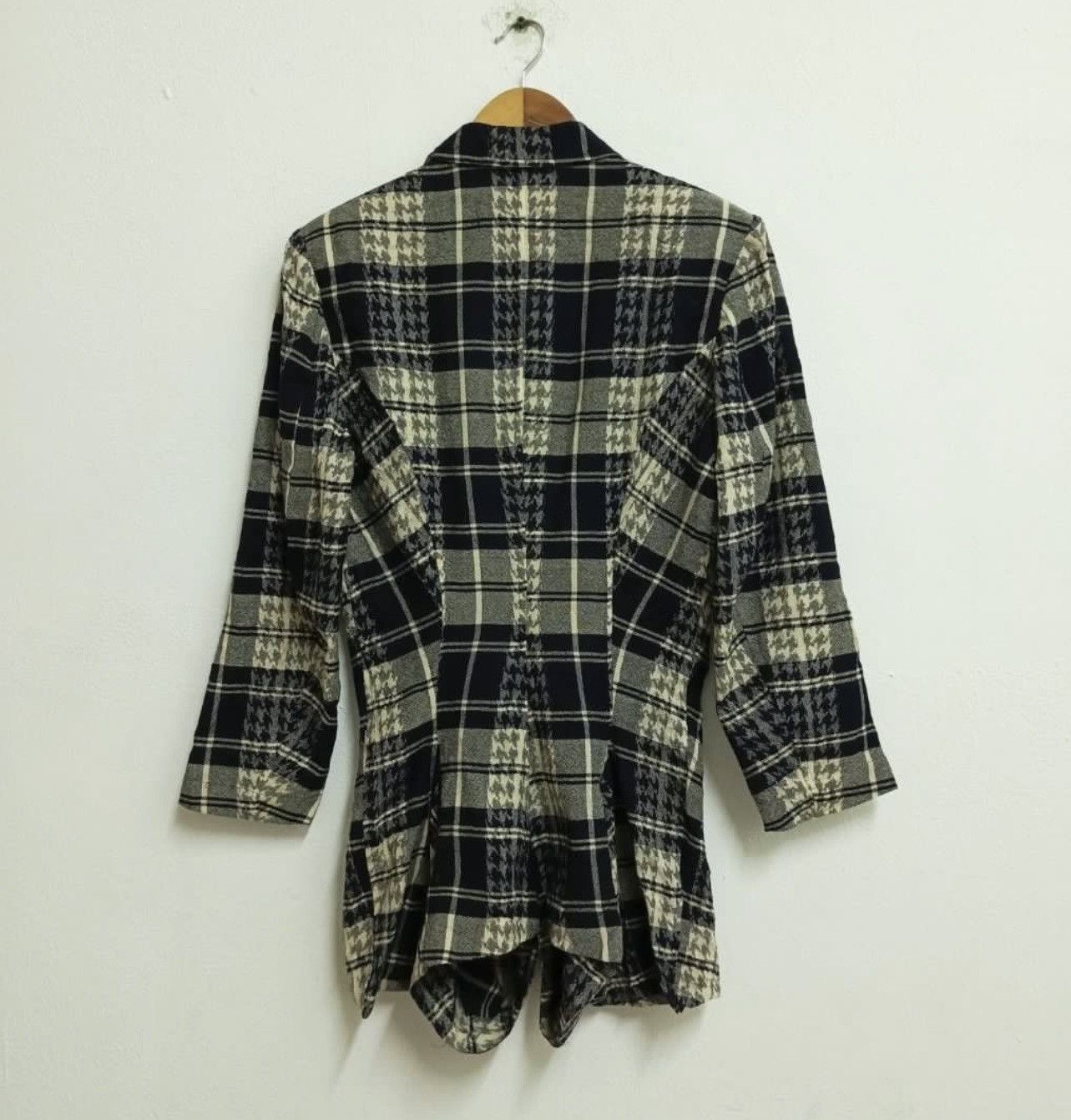 Tricot Comme des Garcons A/W 1992 COMME DES GARCONS TRICOT PLAID SHIRT BLOUSE JACKET Size S / US 4 / IT 40 - 7 Thumbnail