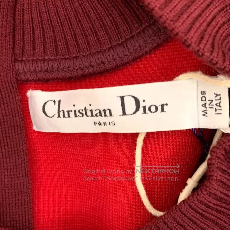 Dior Dior Red wool round-neck sleeveless dress Size XS / US 0-2 / IT 36-38 - 5 Thumbnail