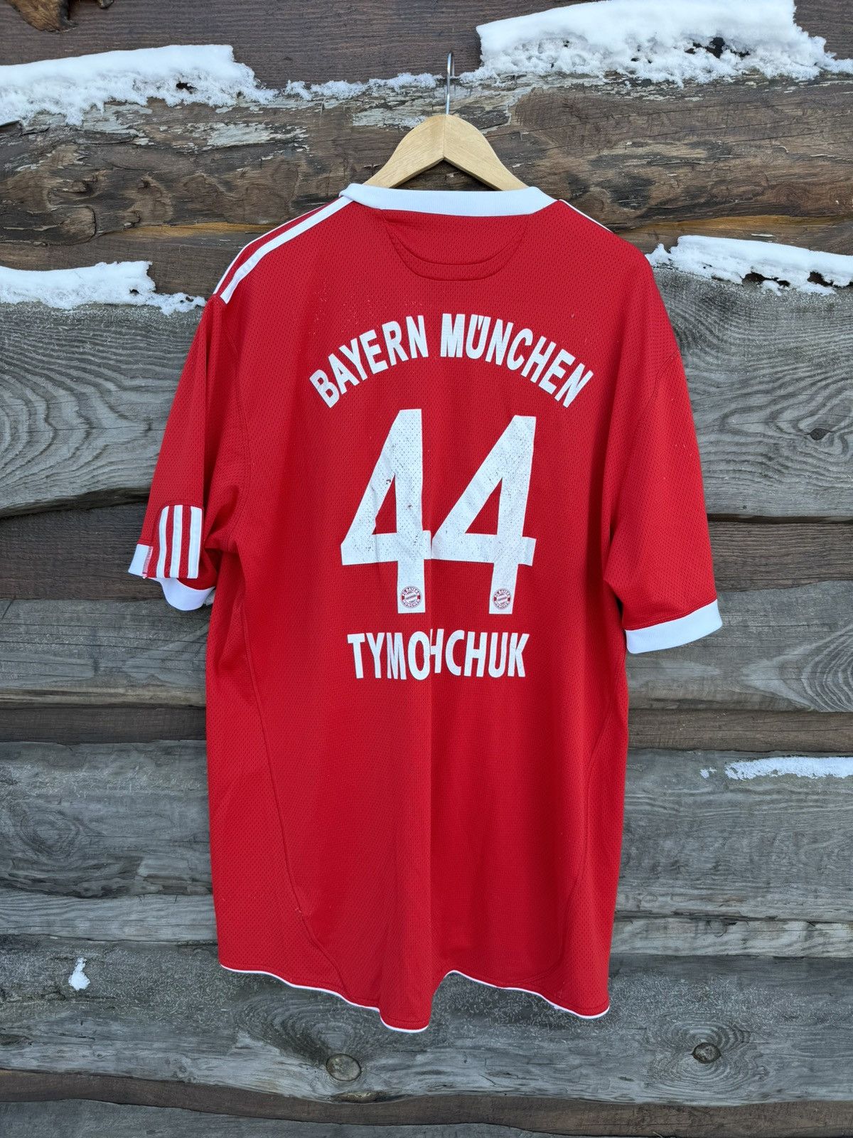 Adidas × Vintage 2009 Adidas Bayern Munich #44 Tumoshchuk vintage jersey Size US XXL / EU 58 / 5 - 7 Thumbnail
