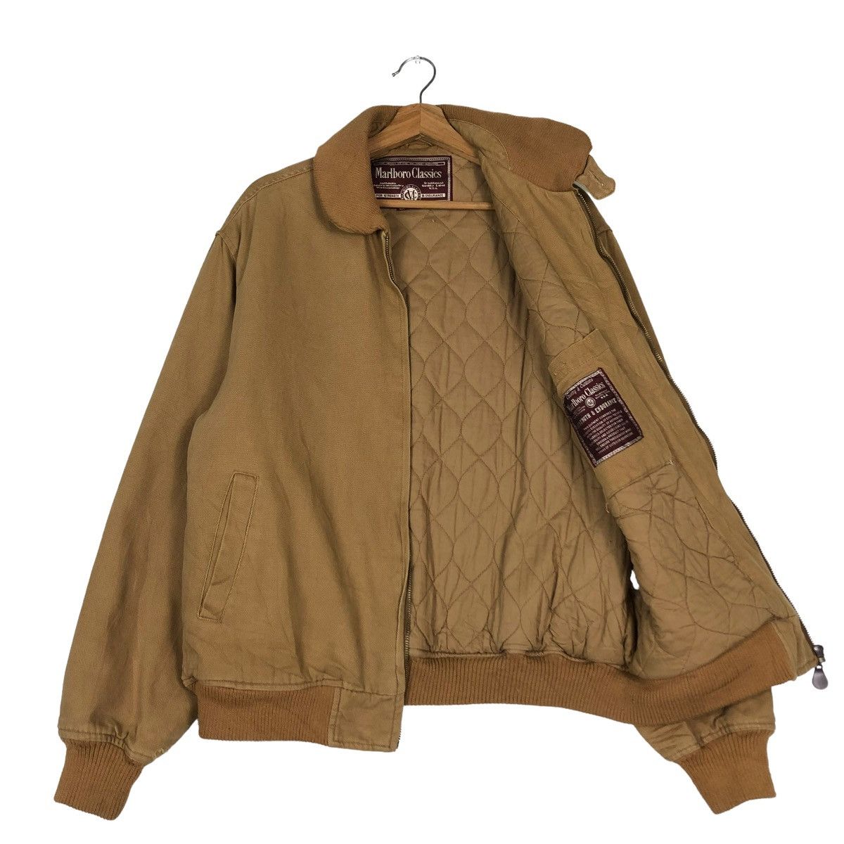 Marlboro 🔥VINTAGE CHORE BOMBER JACKET MARLBORO CLASSIC USA Size US XL / EU 56 / 4 - 11 Thumbnail