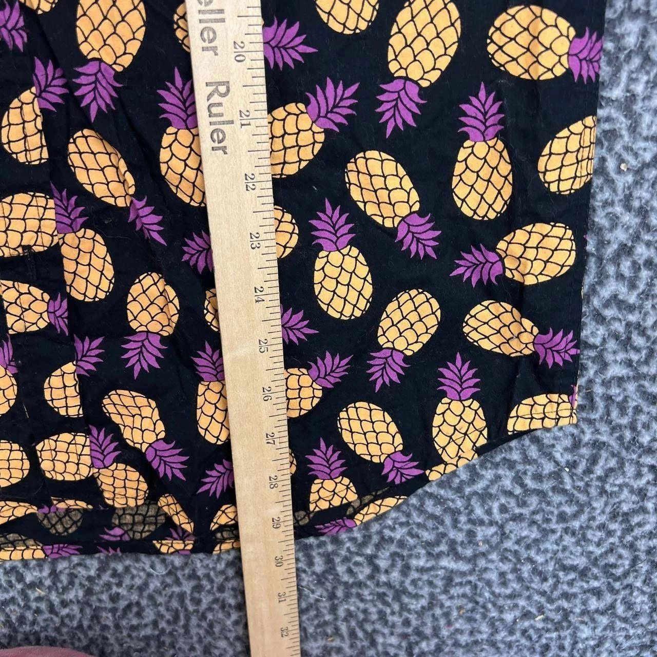 StraightFaded Straight Faded Button Up Shirt Men Pineapple Print Black M Size US M / EU 48-50 / 2 - 3 Thumbnail