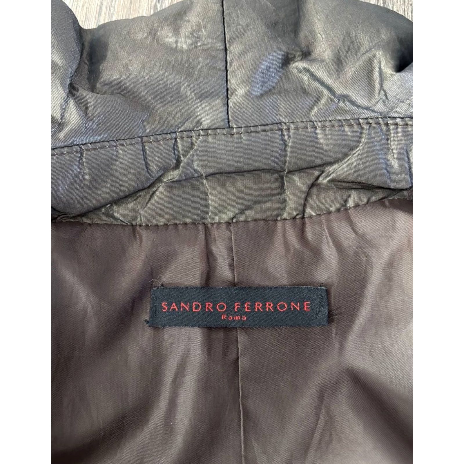 Sandro Sandro Ferrone Blazer Women Polyester Size 42 Bronze Brown Jacket Coat Slim Regular 90s Style Size XS / US 0-2 / IT 36-38 - 6 Thumbnail