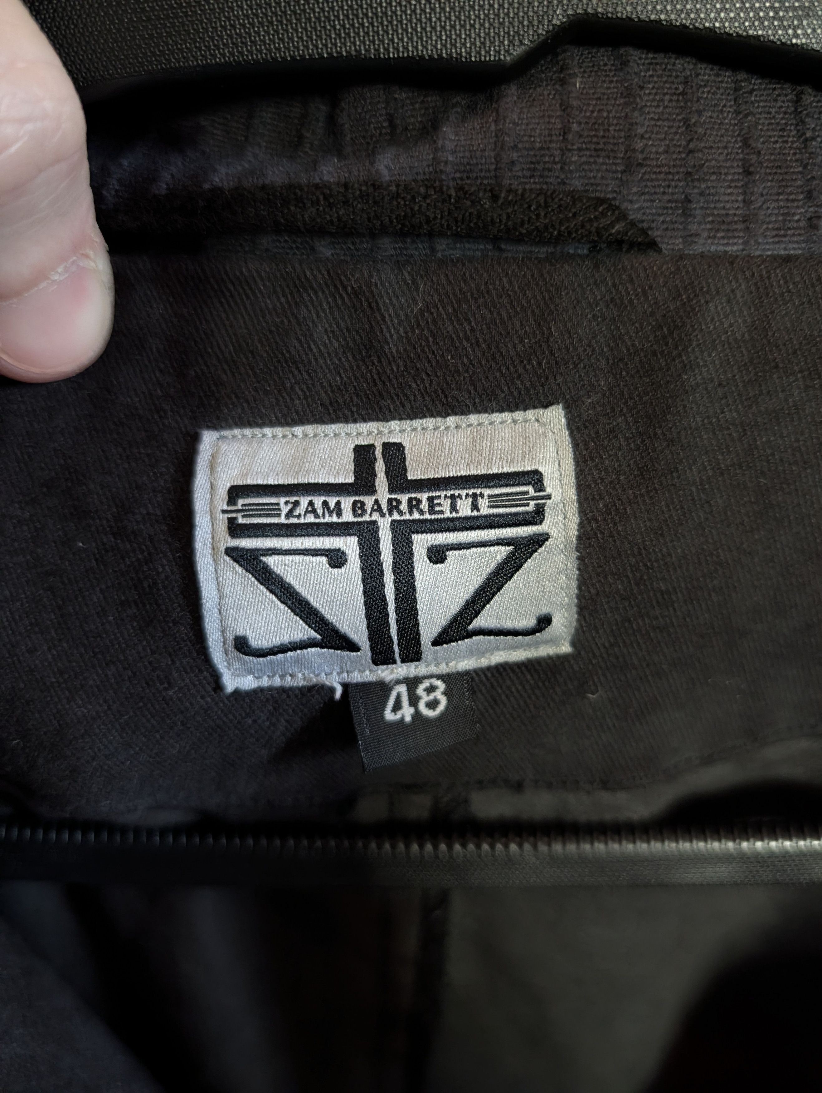 Zam Barrett BEAST COAT Black Garment Dyed Cotton Corduroy Trim Size US M / EU 48-50 / 2 - 13 Thumbnail
