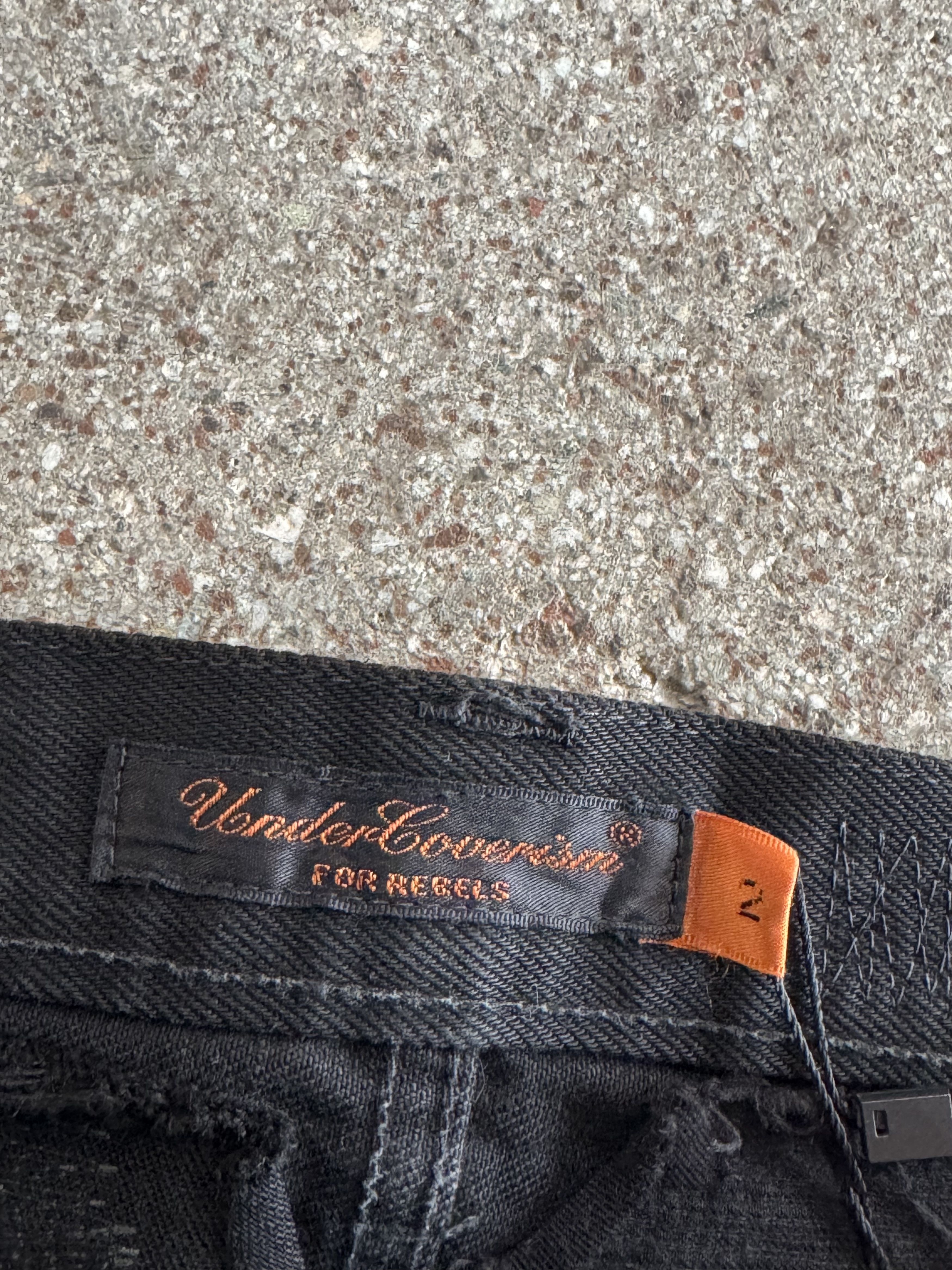 Undercover AW2005 'Arts & Crafts' 85 Black Denim Size US 31 - 4 Thumbnail