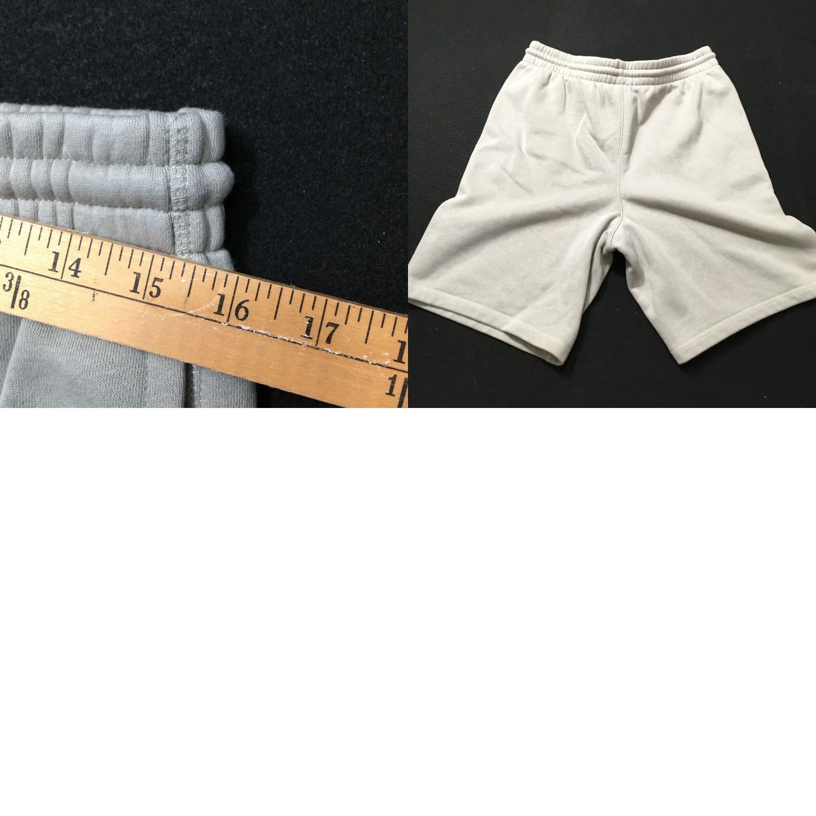 Vintage DSG Men Medium Athletic Lightweight Shorts with Pockets Drawstring Beige Olive - Casual Activewear Men's Shorts Size US 31 - 8 Thumbnail