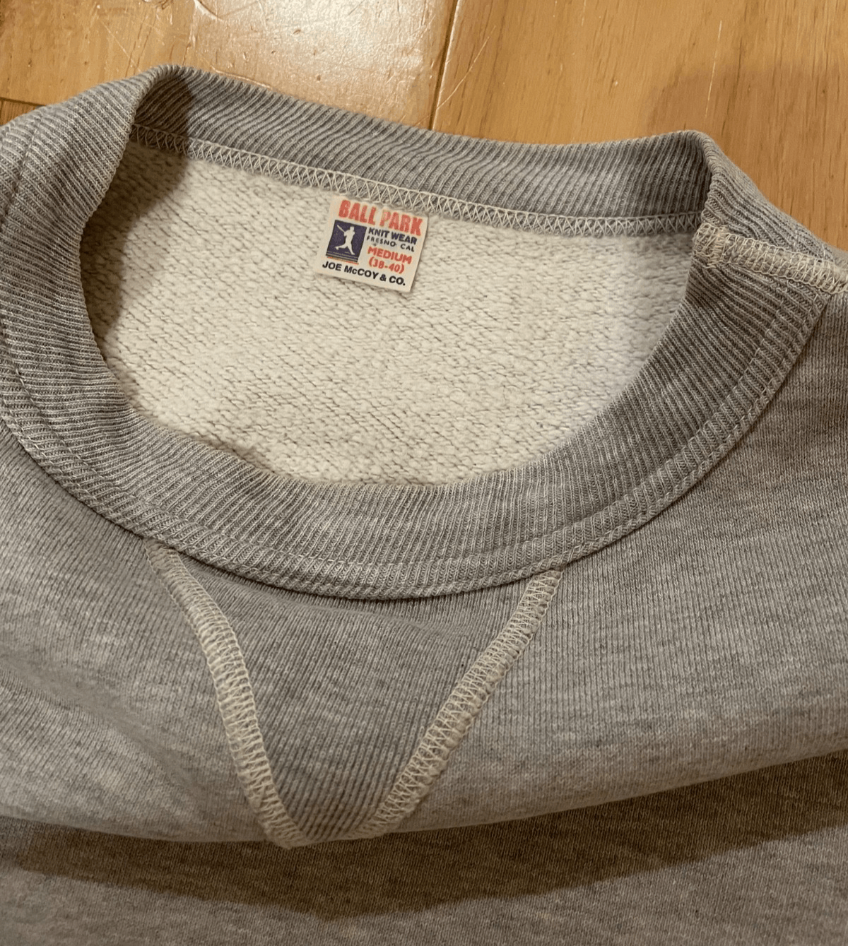 The Real McCoy's The Real McCoy's mid 2000's Loopwheel Sweatshirt Grey Medium Size US M / EU 48-50 / 2 - 4 Thumbnail