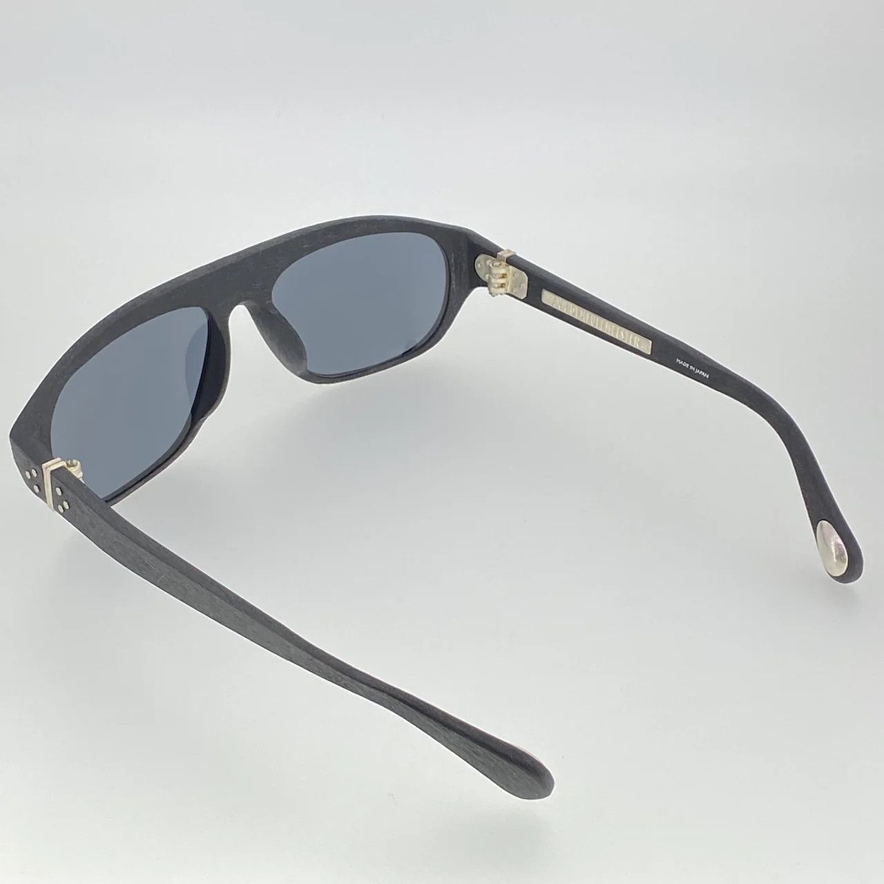 Ann Demeulemeester Ann Demeulemeester Sunglasses Flat Top Black and Grey Mirror Size ONE SIZE - 9 Thumbnail