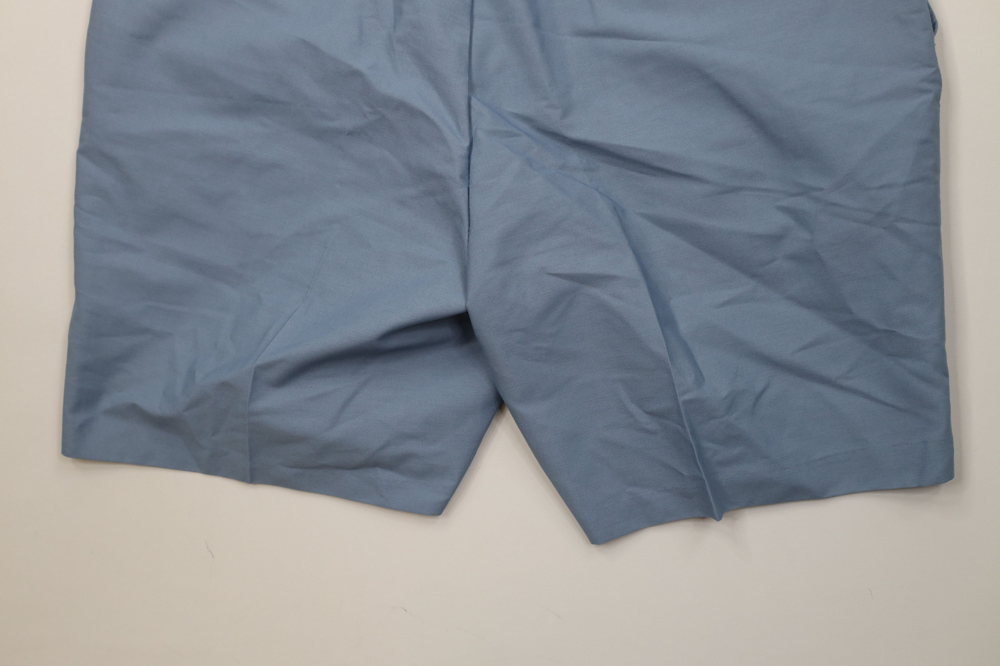 Vintage Vintage 70s Streetwear Above Knee Chino Shorts Light Blue Size US 34 / EU 50 - 10 Thumbnail