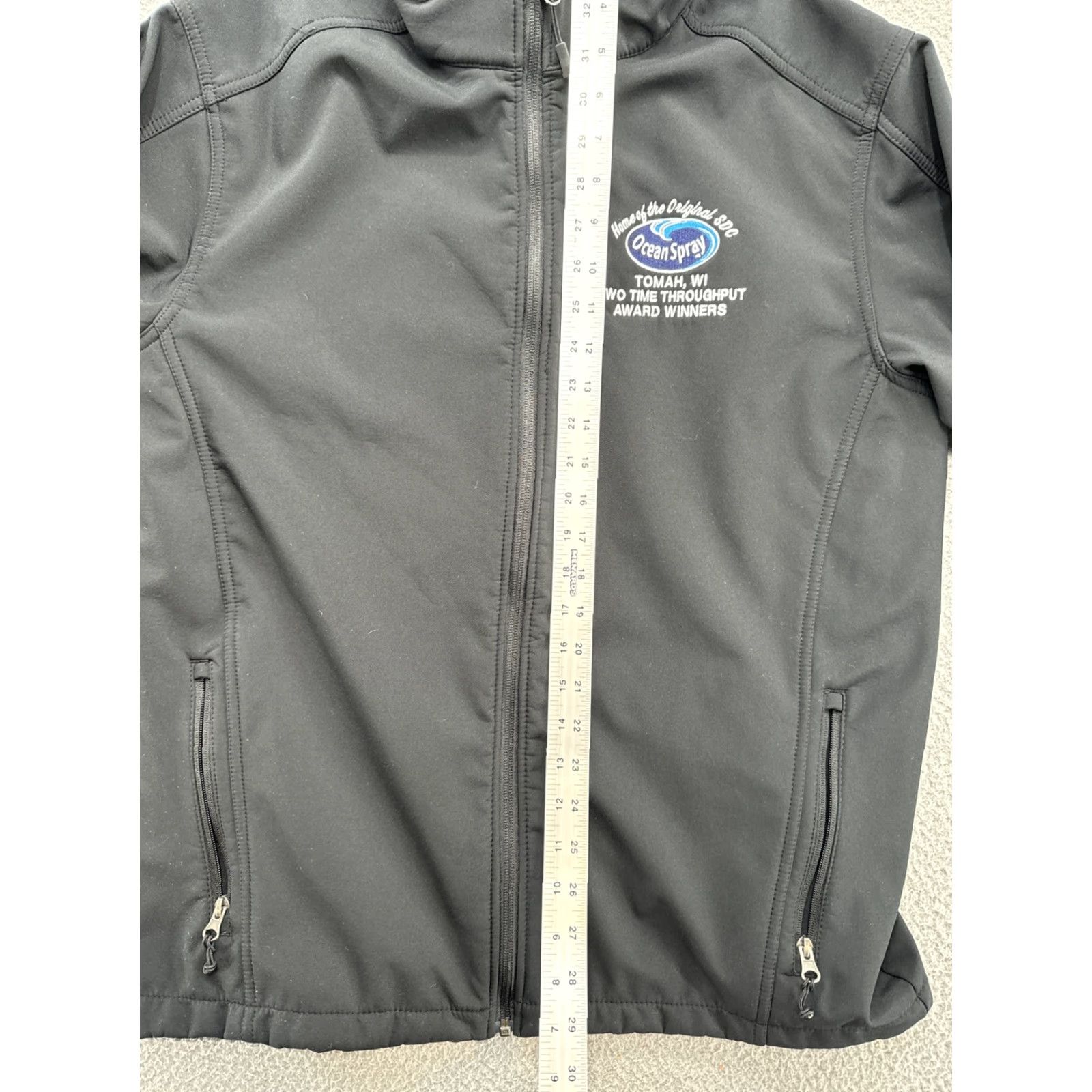 Port Authority VINTAGE Port Authority Jacket Ocean Spray Embroidered Full Zip Softshell SZ Large Mens Size US L / EU 52-54 / 3 - 7 Thumbnail