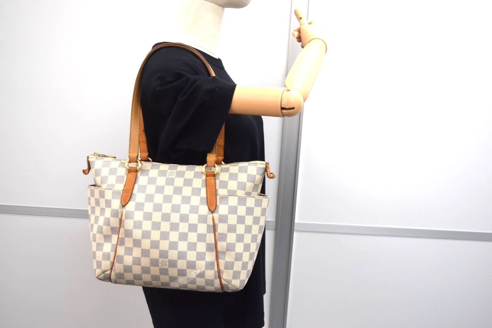 Louis Vuitton Auth Louis Vuitton Totally PM Tote Bag Azur Canvas N51261 Size ONE SIZE - 2 Thumbnail