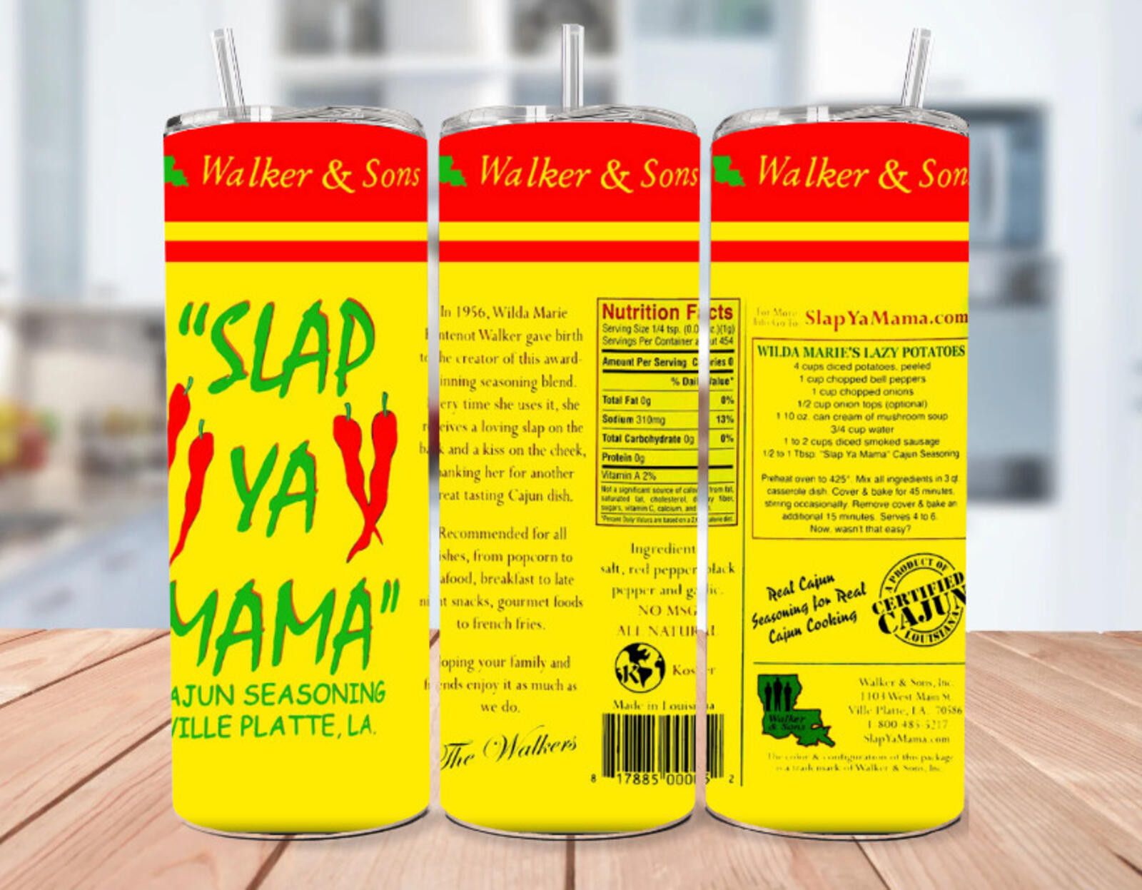 Other 20 oz Slap Ya Mama Tumbler Multicolor Stainless Steel Size ONE SIZE - 1 Thumbnail
