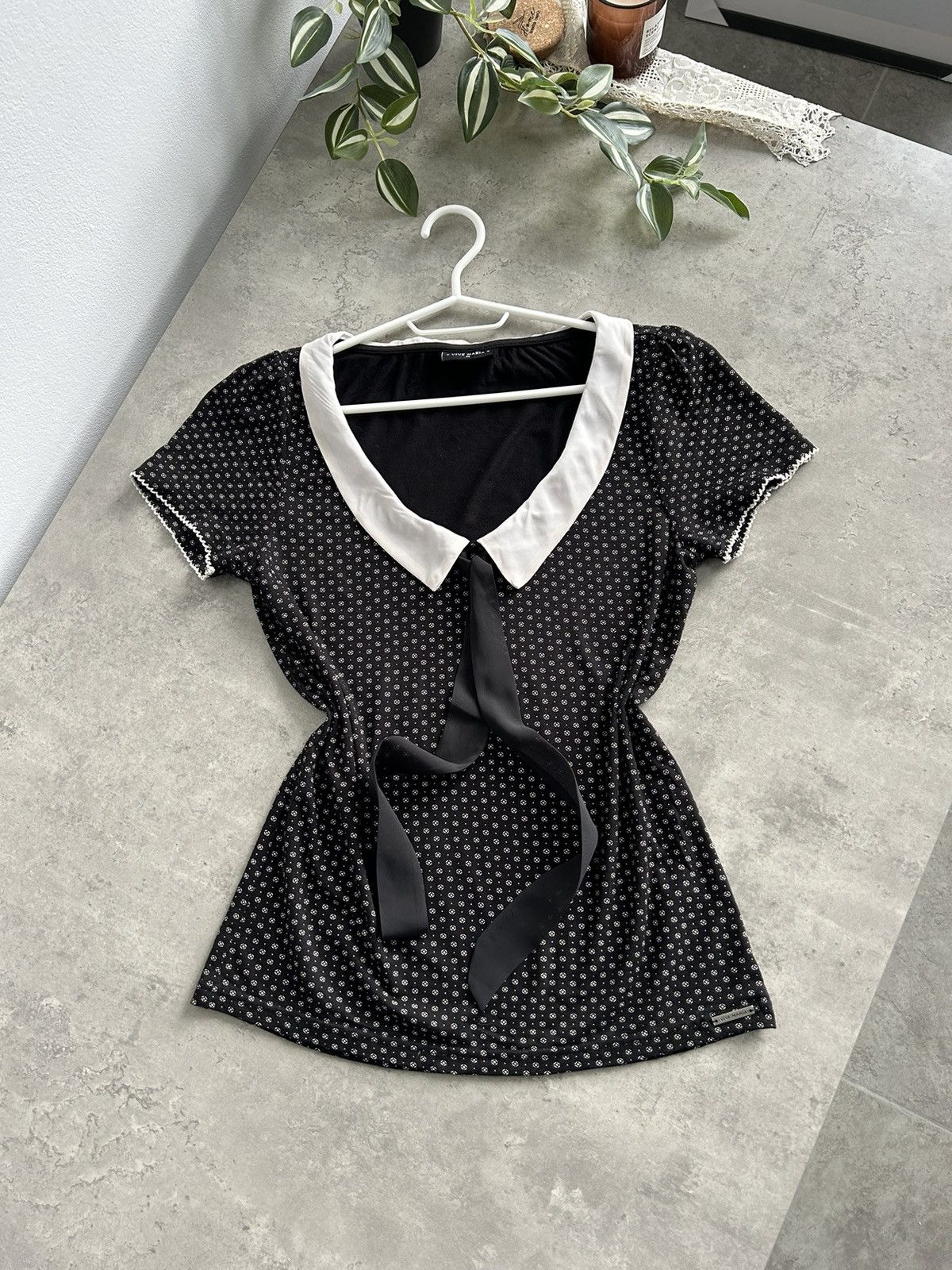 Vintage Vive Maria goth black top t-shirt Size M / US 6-8 / IT 42-44 - 1 Thumbnail