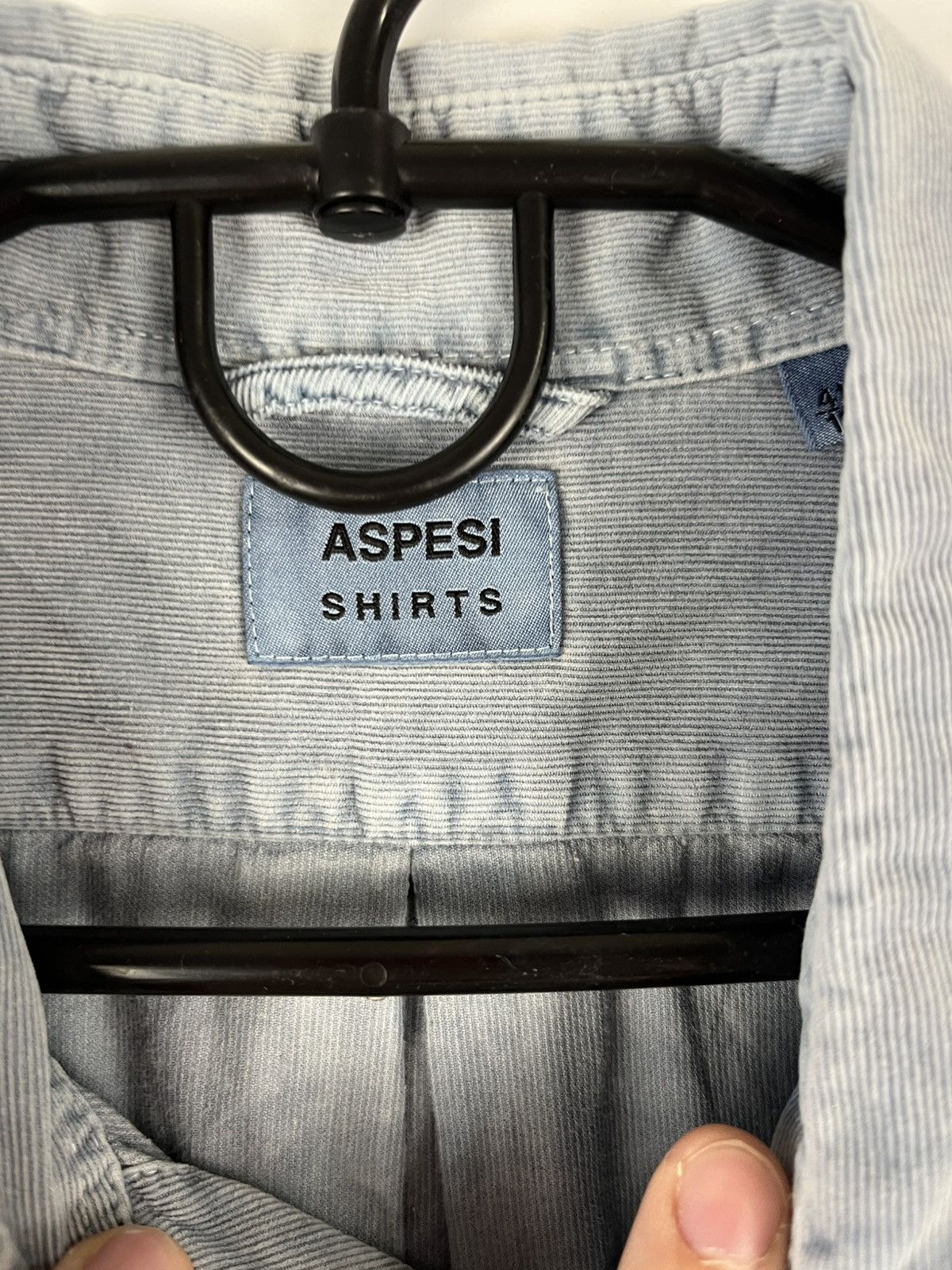 Aspesi Aspesi Garment Dyed Y2K Cotton Lond Sleeve Shirt Button Up Size US L / EU 52-54 / 3 - 7 Thumbnail