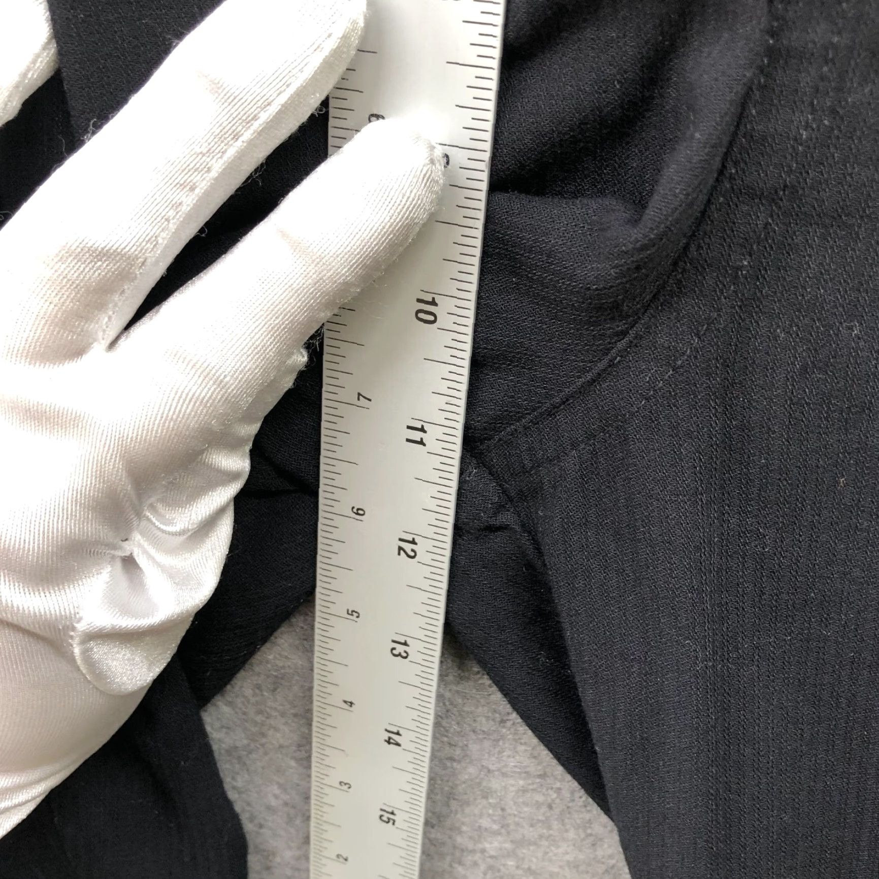 Topshop Topshop Dress Pants Womens Size 8 Black High Waisted Pleated Front Wide-Leg Slacks Size 30" / US 8 / IT 44 - 6 Thumbnail