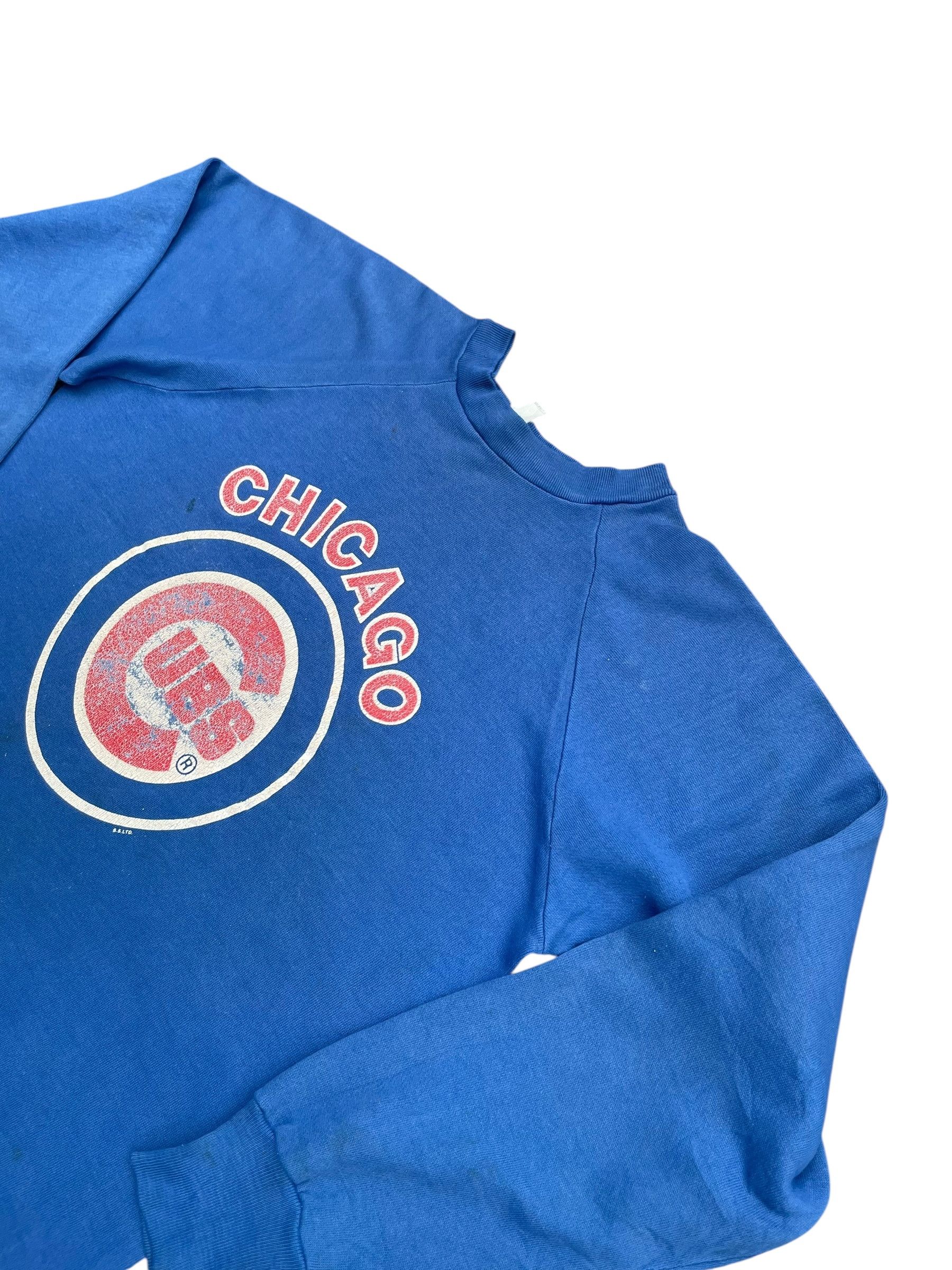 MLB Vintage Chicago Cubs MLB Sweatshirt Size US M / EU 48-50 / 2 - 2 Thumbnail