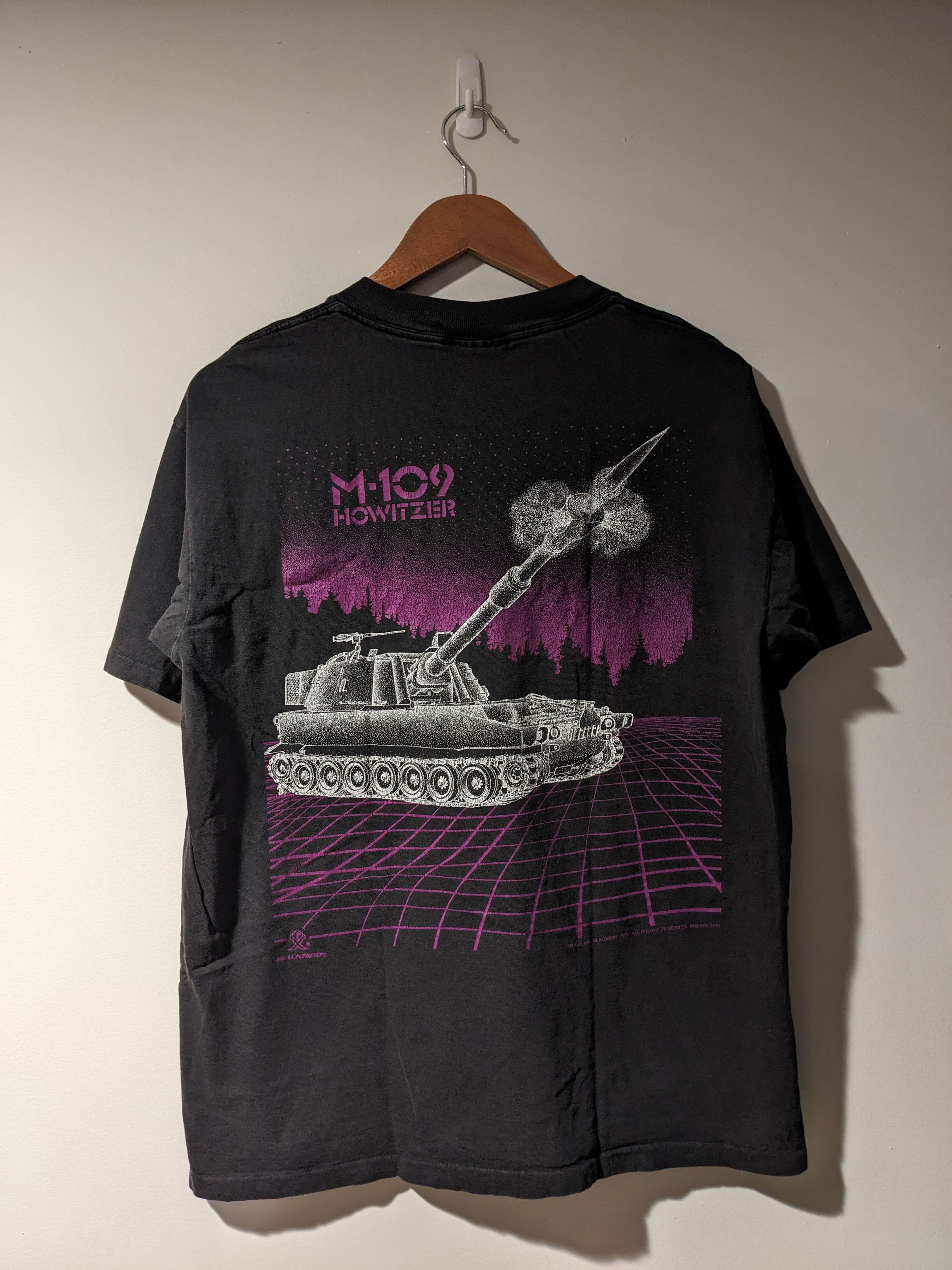 Vintage Vintage 1992 M-109 Howitzer Tank Military Large T-Shirt Size US L / EU 52-54 / 3 - 1 Thumbnail