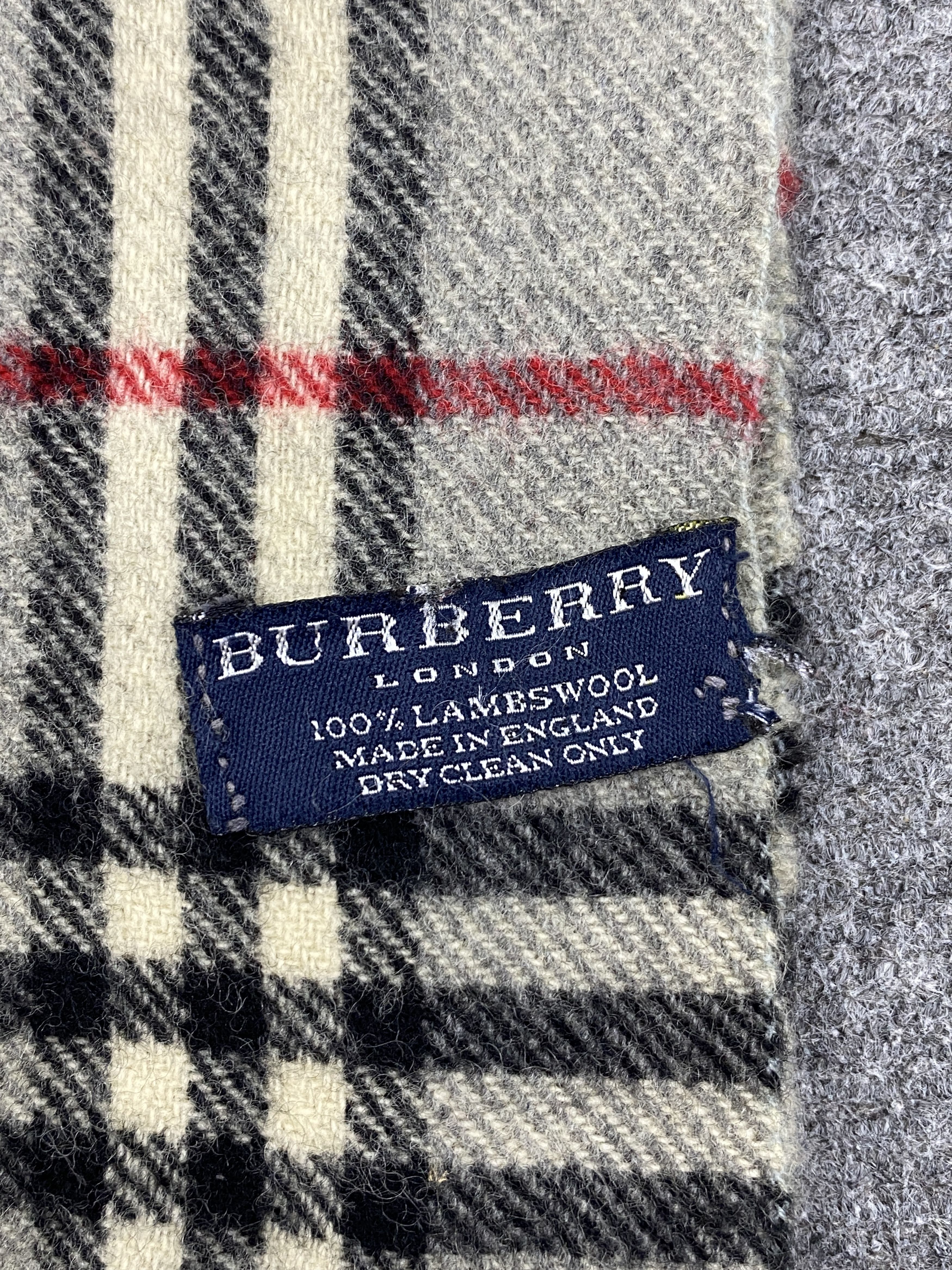 Burberry Vintage Burberry Novacheck Scarf Muffler Wool Scarves SC0083 Size ONE SIZE - 9 Thumbnail