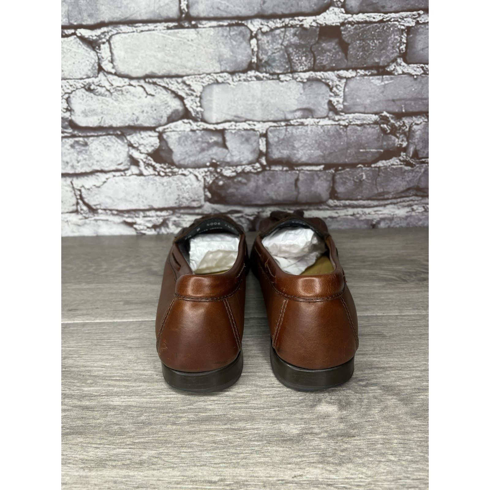 Bass GH BASS Jackie Brown Leather Kiltie Tasseled Slip-On Loafers Size US 7.5 / IT 37.5 - 5 Thumbnail