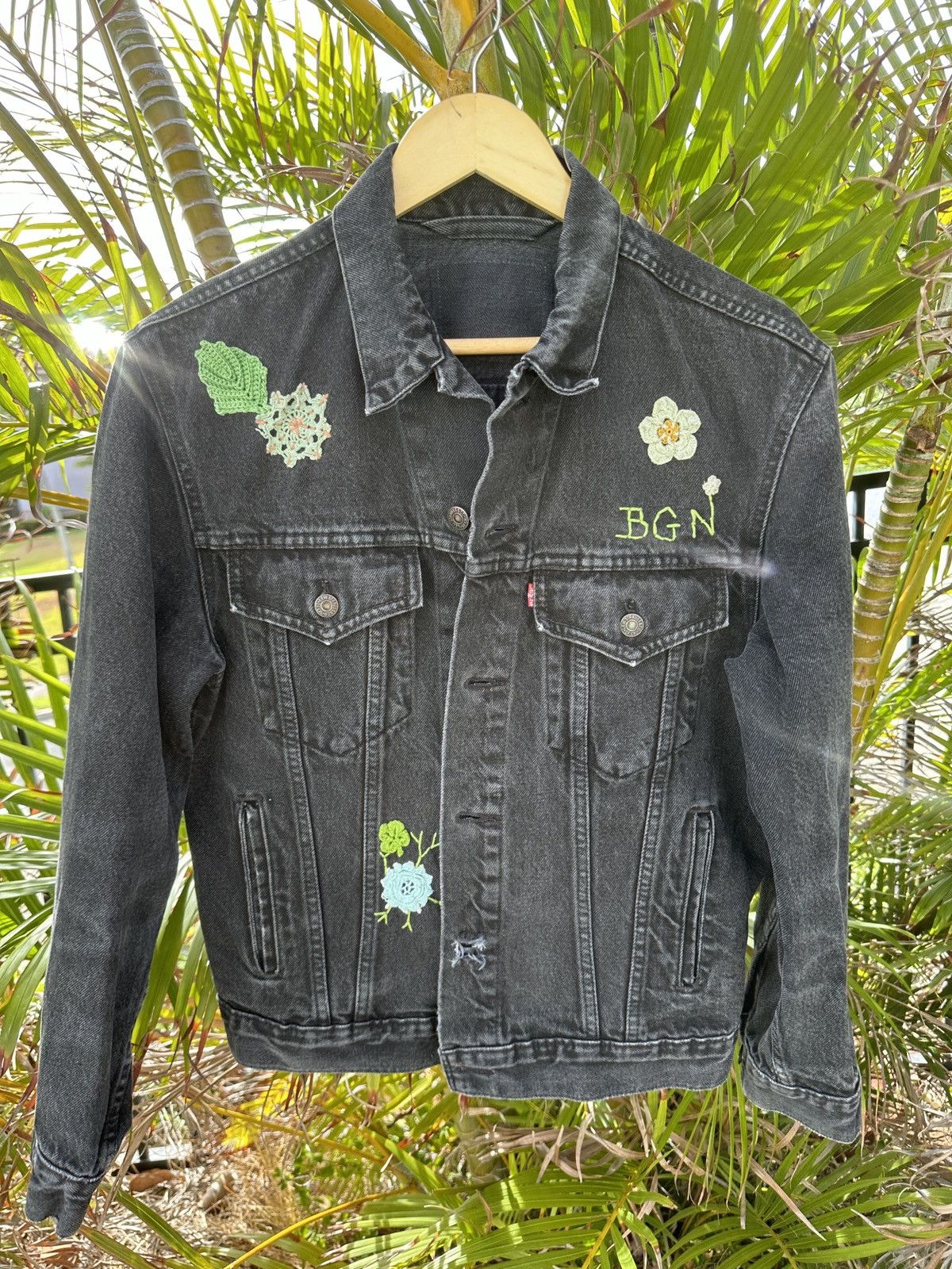 Levi's Levi’s x Bentgablenits Embroidered Vintage Denim Jacket Size US S / EU 44-46 / 1 - 1 Thumbnail