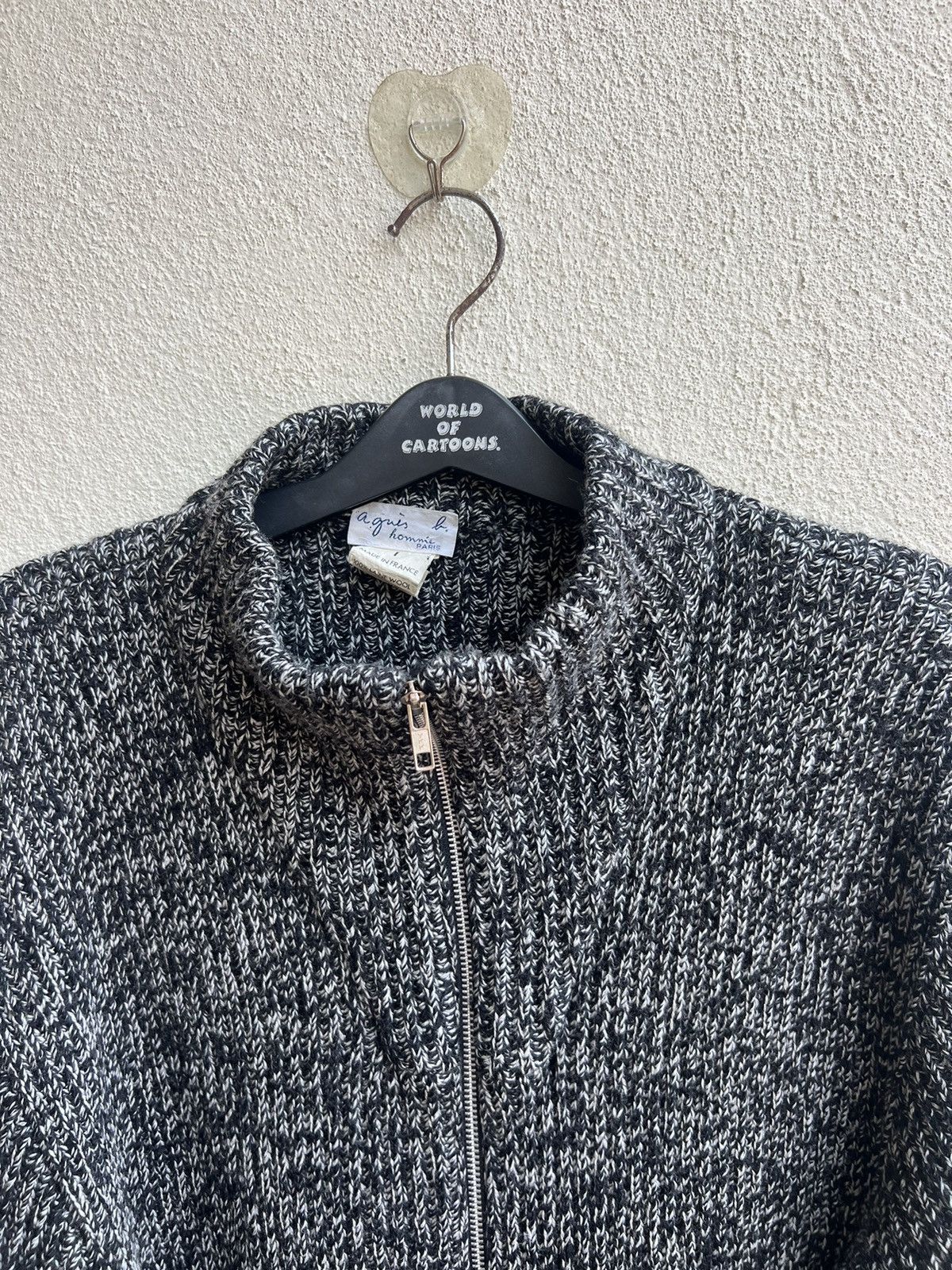 agnes b. Vintage Agnes B. Homme Paris Heavy Wool Turtleneck Knitwear Size US L / EU 52-54 / 3 - 2 Thumbnail