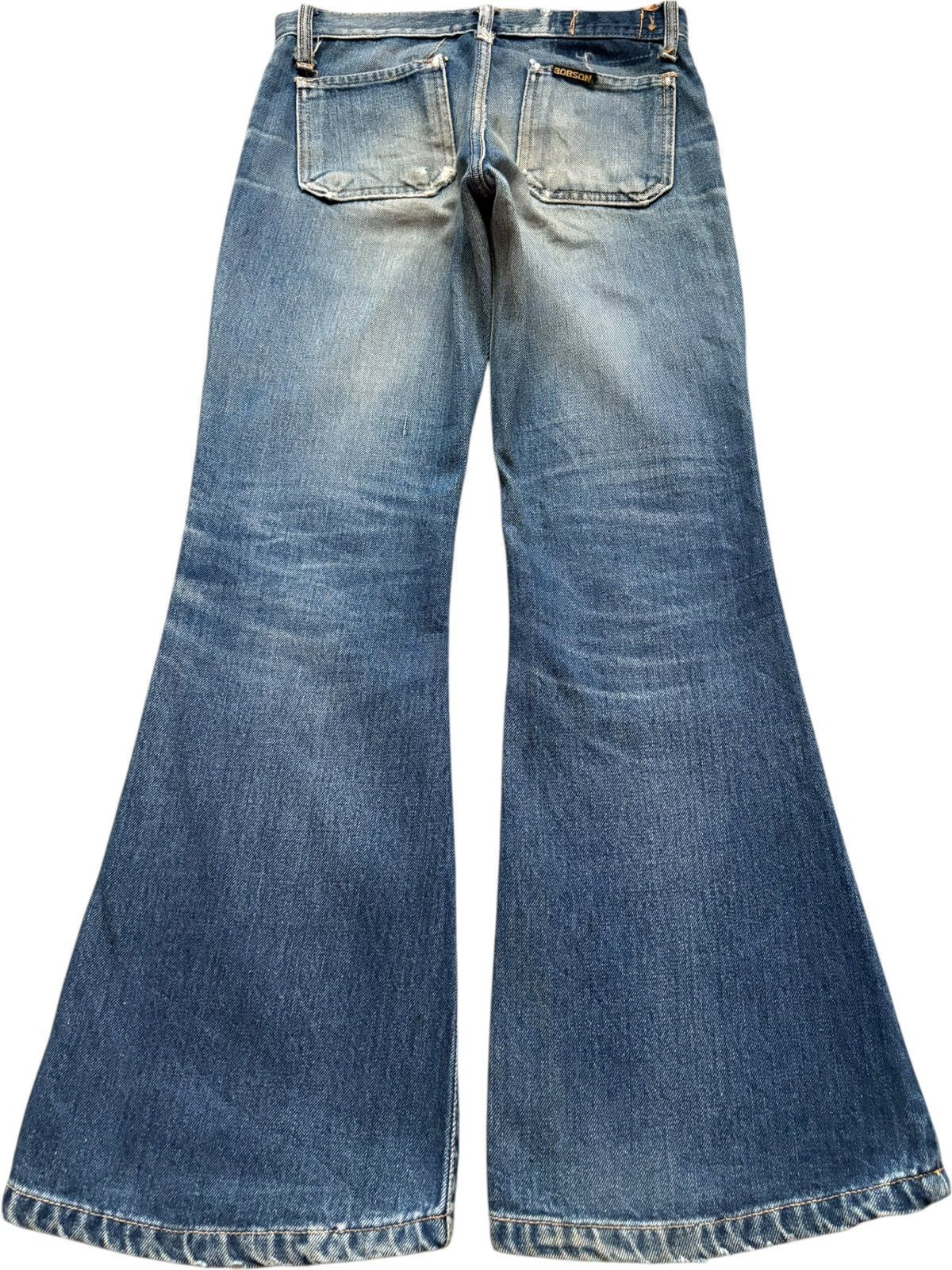 Japanese Brand Vintage Japanese Brand Mud Wash Bush Pant Bellbottom Jeans Size 27" / US 4 / IT 40 - 2 Thumbnail