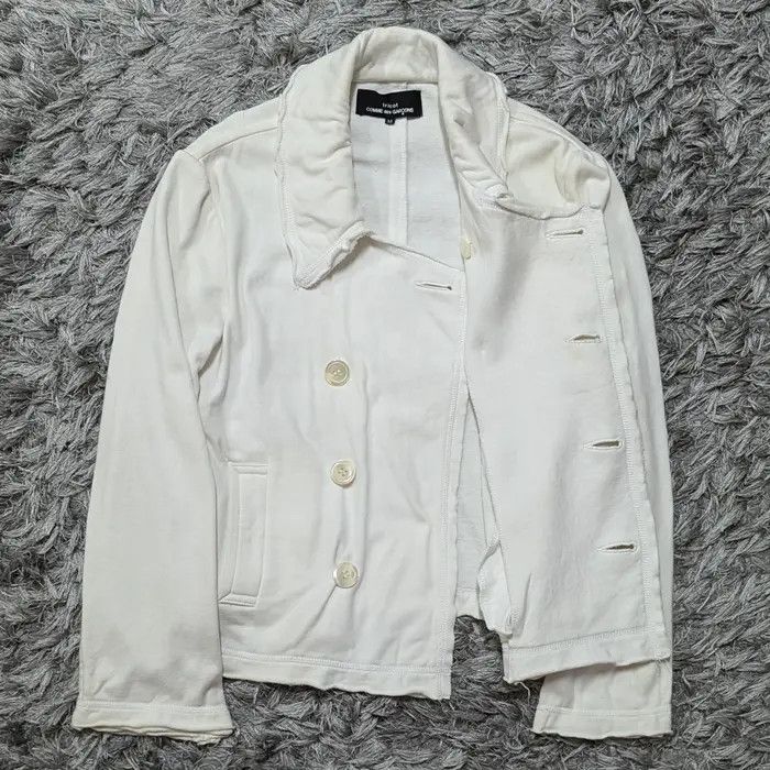 Comme des Garcons S/S 2003 Comme Des Garcons Cotton Cropped Jacket Size M / US 6-8 / IT 42-44 - 2 Thumbnail