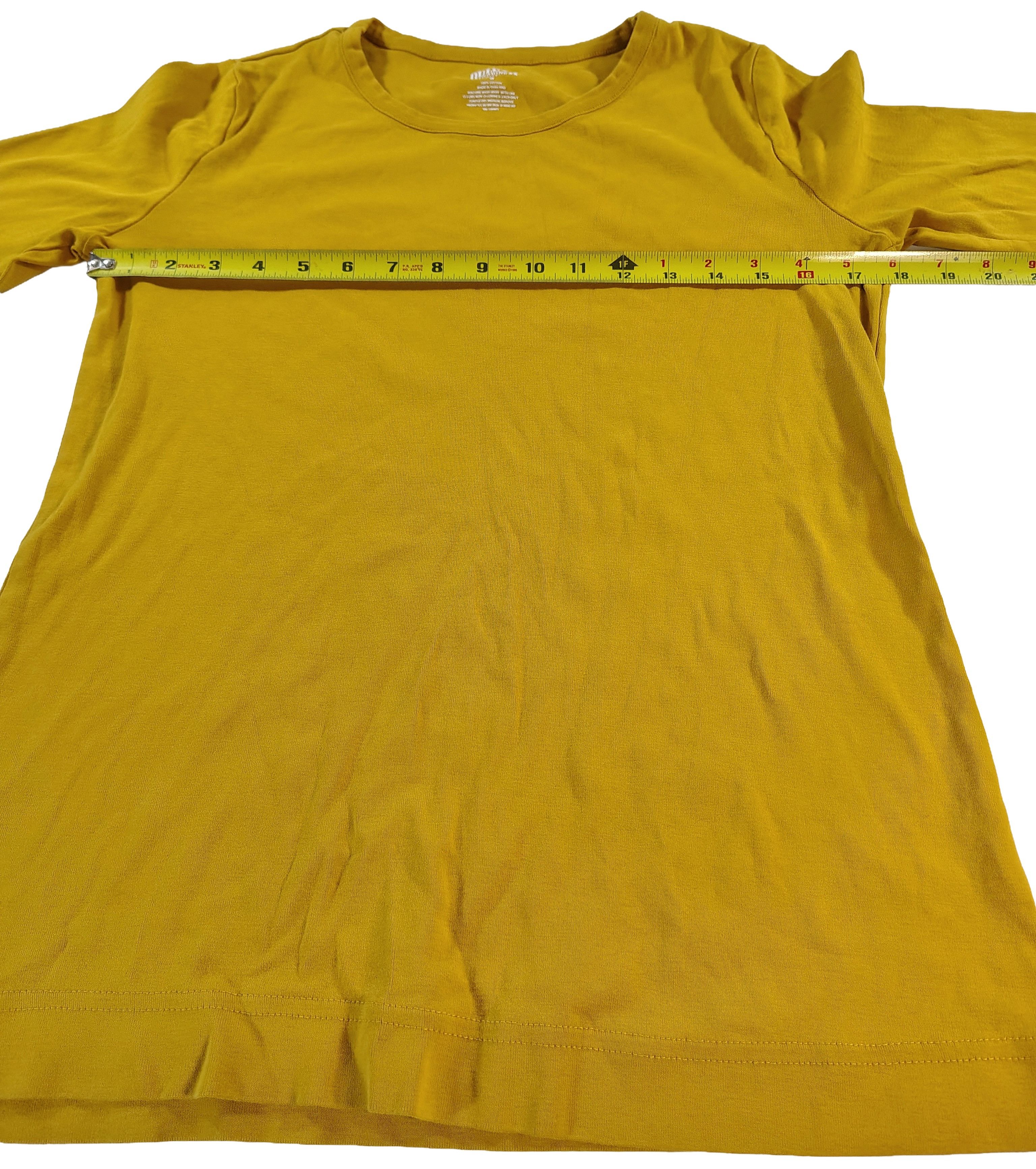 Duluth Trading Company Women's Small Mustard Yellow Duluth Trading Co. Plain Shirt Size S / US 4 / IT 40 - 5 Thumbnail