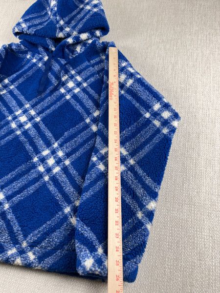 Burberry Burberry FW23 Plaid-Check Pattern Fleece Pullover Hoodie Size US S / EU 44-46 / 1 - 6 Thumbnail