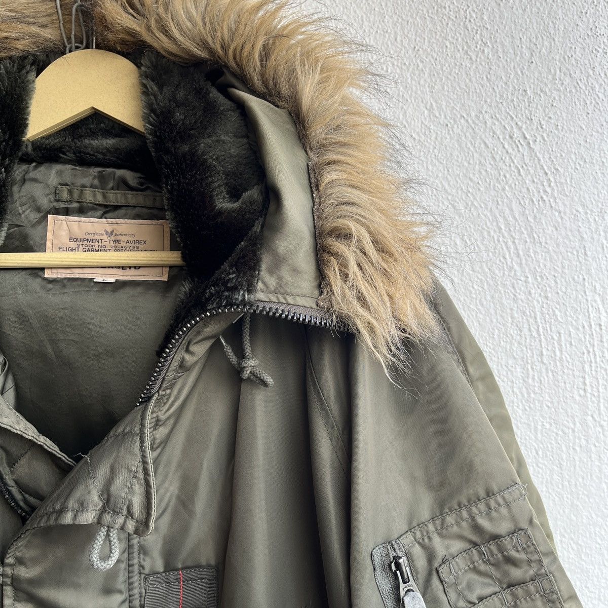Alpha Industries × Avirex VINTAGE AVIREX ALPHA INDUSTRIES N-3B FLIGHT BOMBER JACKET Size US L / EU 52-54 / 3 - 6 Thumbnail